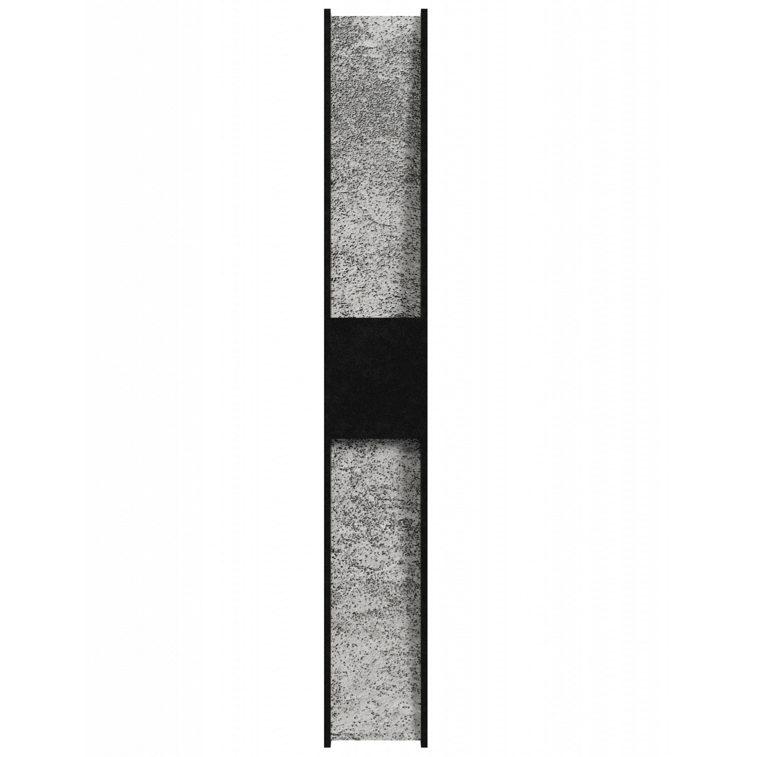 Avenue Lighting 36" Outdoor Wall Light in Black Natural Stone