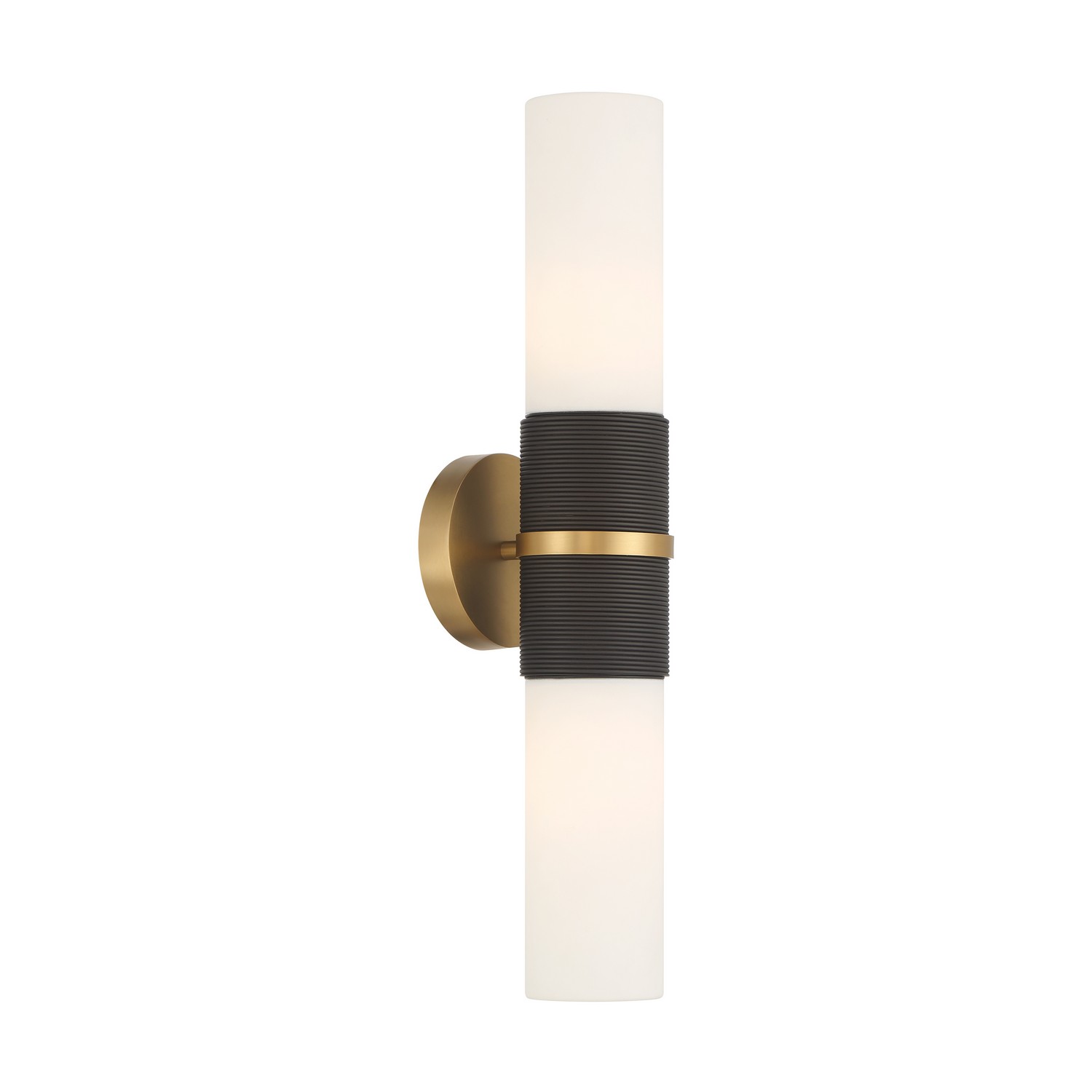 Lighting New York 2552-855 Minka-Lavery Linthor 2 Light 5 inch Legacy Brass and Dark Bronze Wall Sconce Wall Light 2552-855 - Open Box