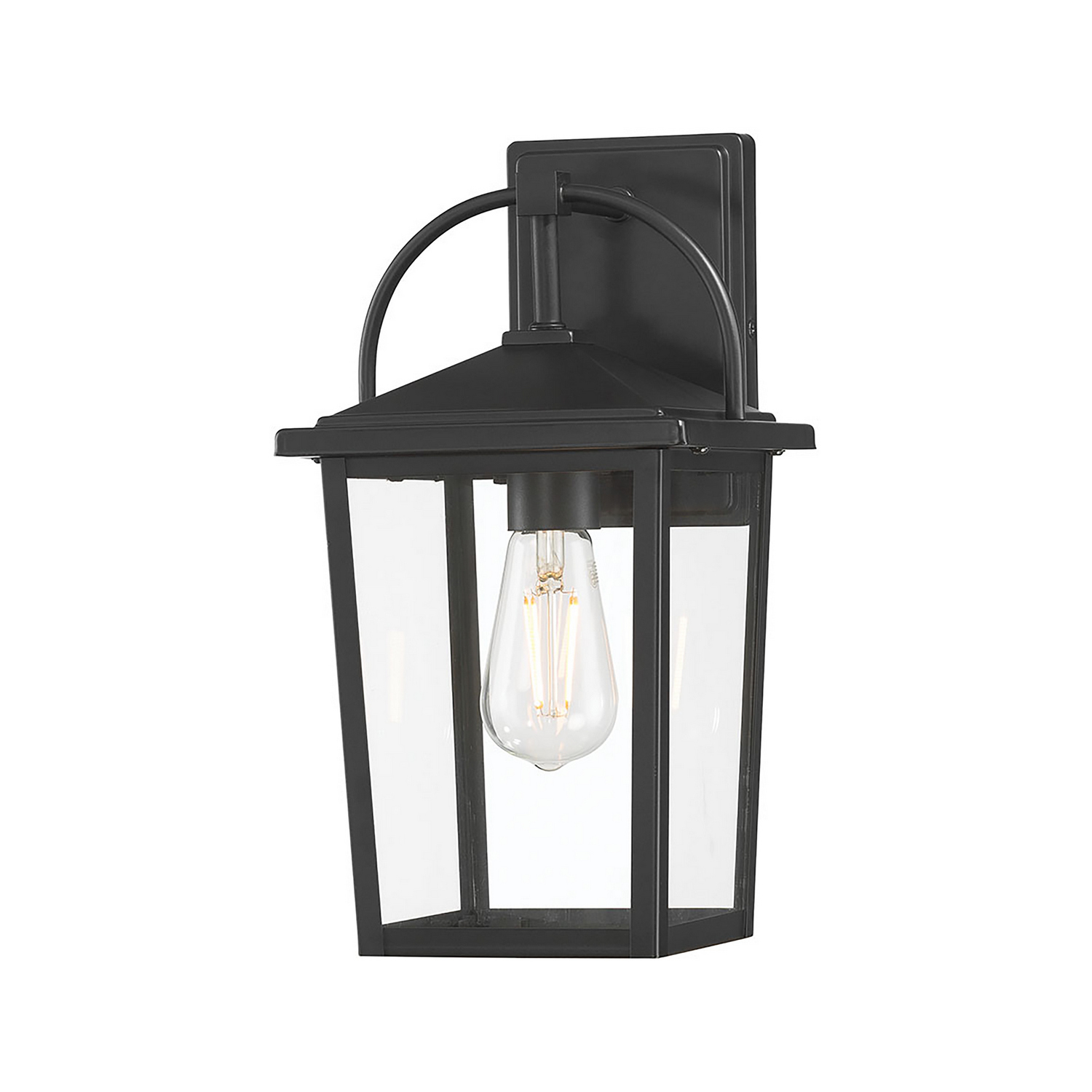 Photos - Chandelier / Lamp Millenium Millennium Lighting Powder Coated Black Lantern from the Strathden Collection 66101-PBK 