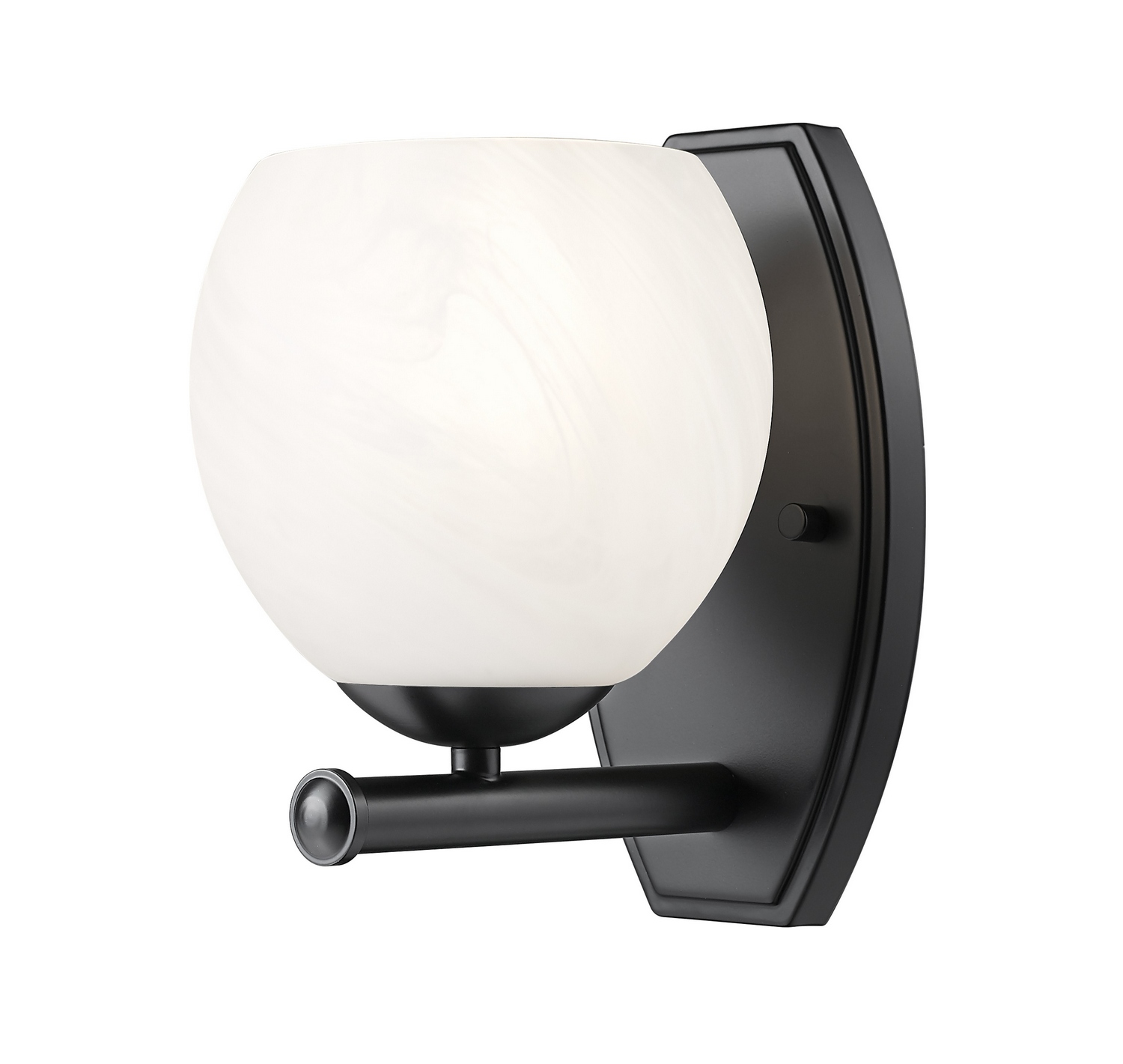 Photos - Chandelier / Lamp Z-Lite Matte Black Wall Sconce from the Colette Collection 1963-1S-MB