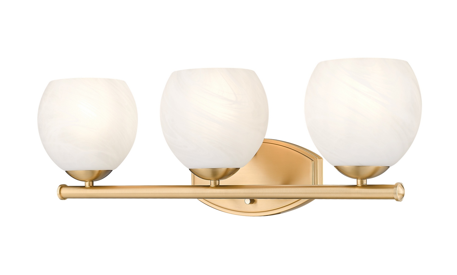 Photos - Chandelier / Lamp Wide Z-Lite Modern Gold Bathroom Vanity Light from the Colette Collection 1963-3V-MGLD 