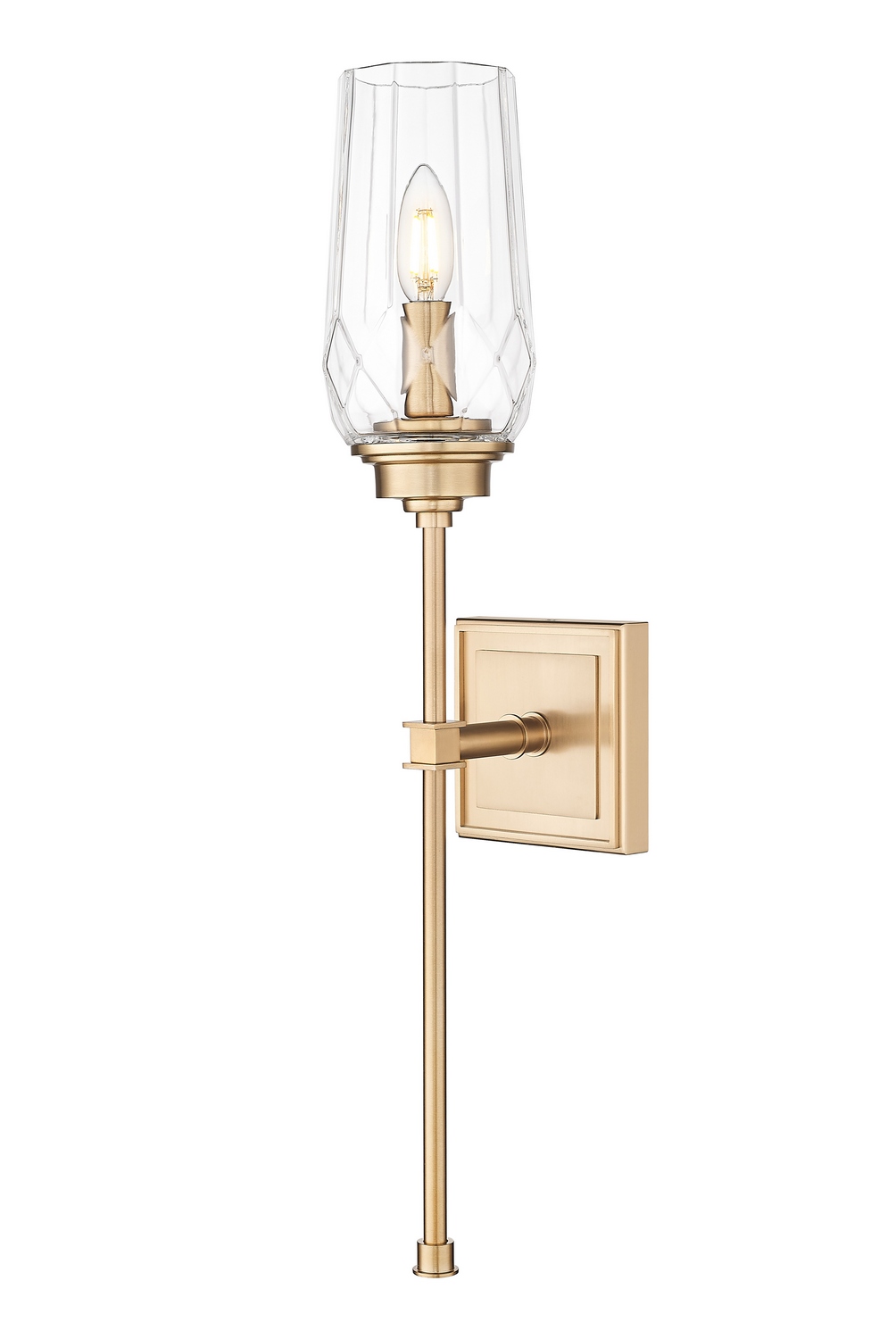 Photos - Chandelier / Lamp Cosmo Z-Lite Modern Gold Wall Sconce from the  Collection -1S-MGLD  2015