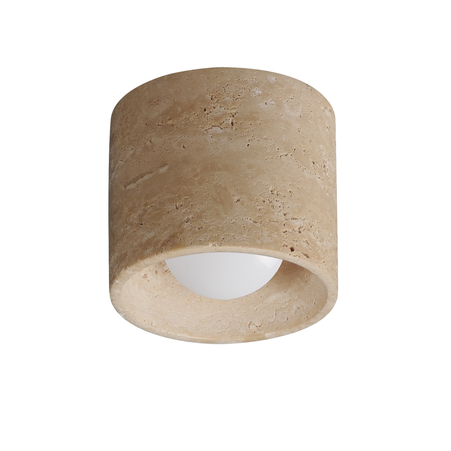 Photos - Chandelier / Lamp Wide ET2 Lighting Travertine LED Surface Mount from the Cava Collection E25221-TV