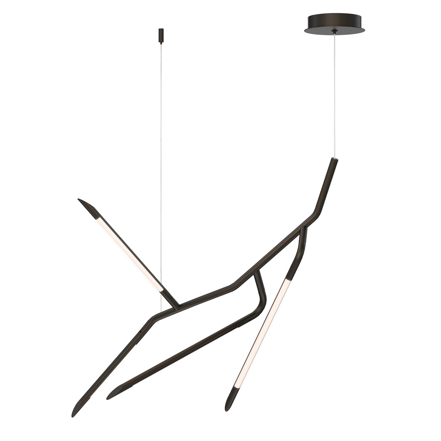ET2 E25413-BK Scion LED 13 inch Black Single Pendant Ceiling Light