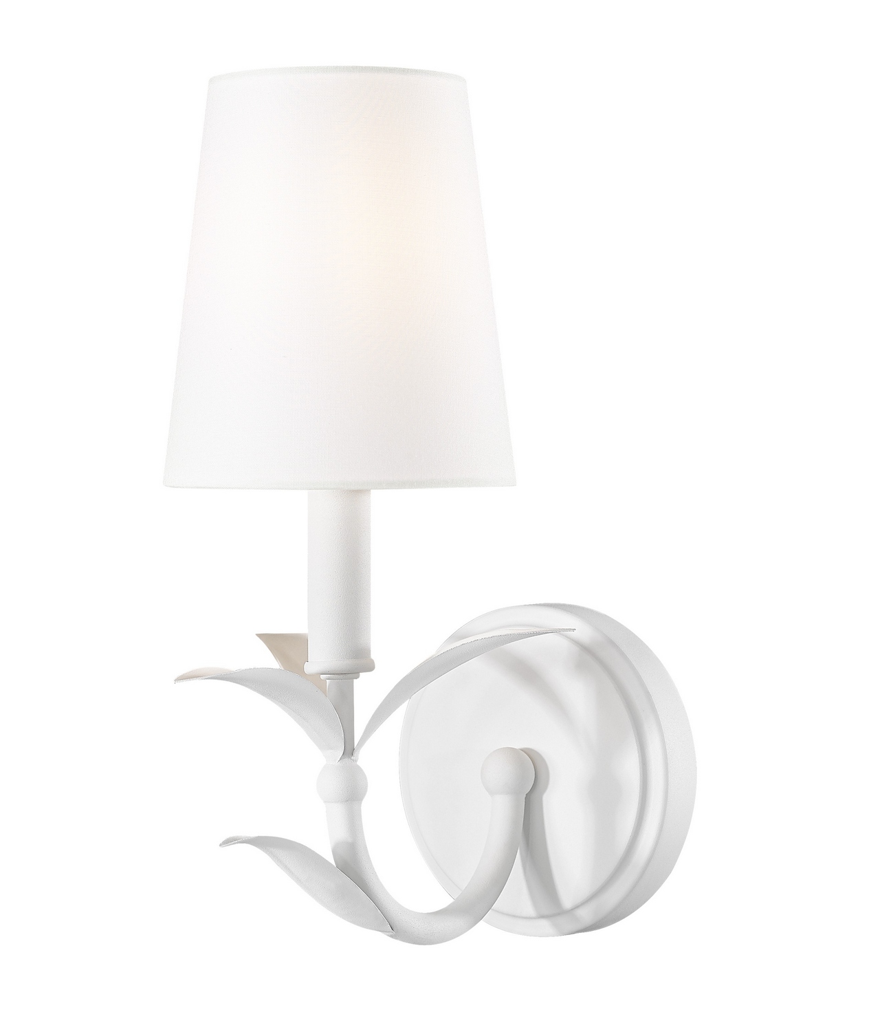 Photos - Chandelier / Lamp Z-Lite Aslin 1-Light Wall Sconce in Textured White 830-1S-TXWH