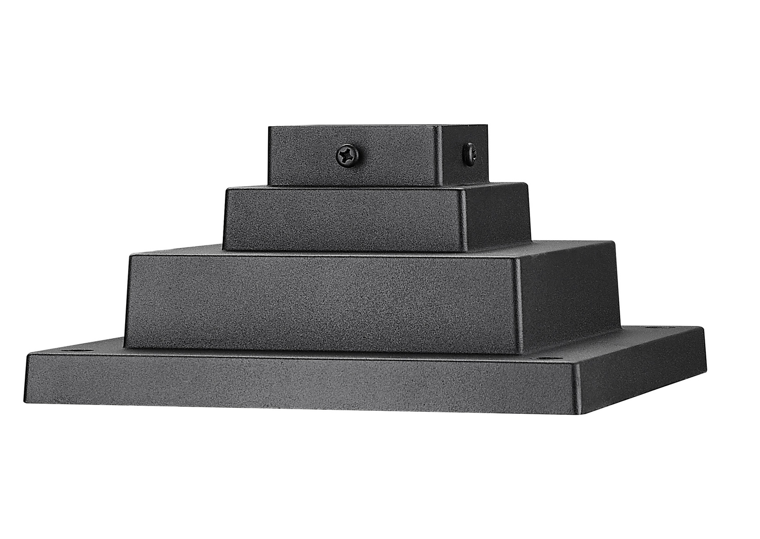Outdoor Pier Mount by Z-Lite - Pier Mounts Collection, Sand Black Finish - LSQPM-BK