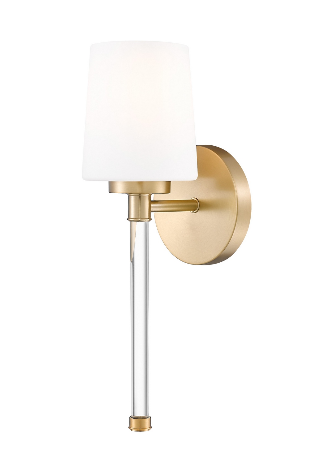 One Light Wall Sconce by Z-Lite - Henri Collection, Modern Gold Finish - 7700-1S-MGLD