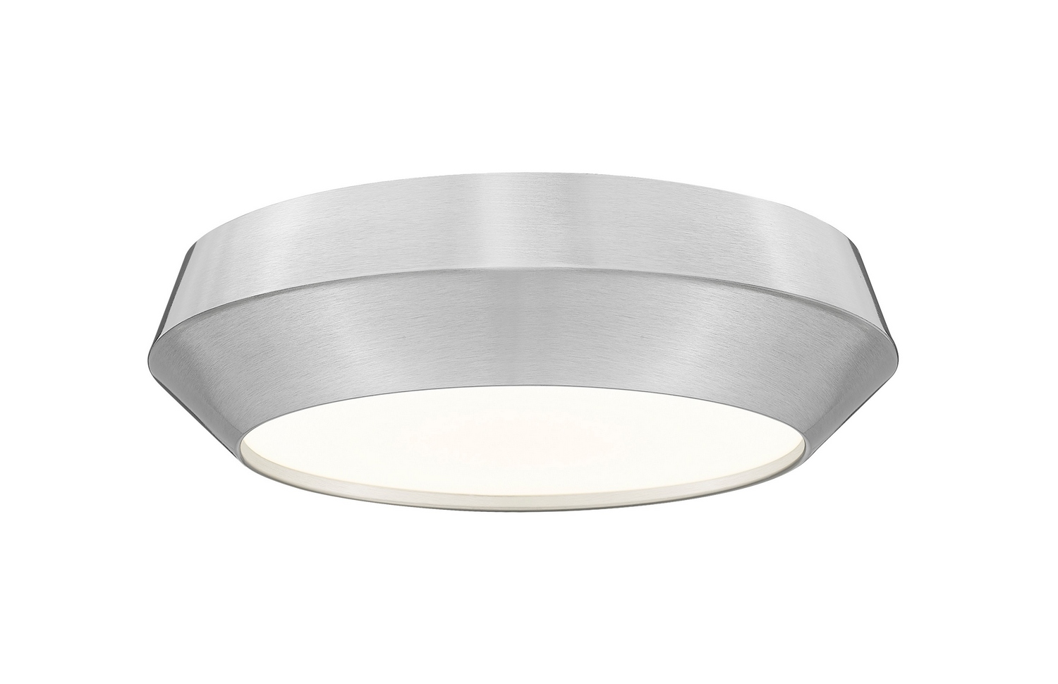 LED Flush Mount by Z-Lite - Quasars Collection, Brushed Nickel Finish - 7701F12-BN-LED