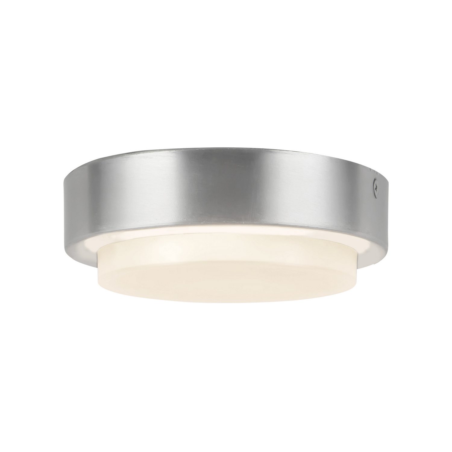 LED Outdoor Ceiling Mount by Kuzco Lighting - Bailey Collection, Brushed Nickel Finish - EC47405-BN-5CCT