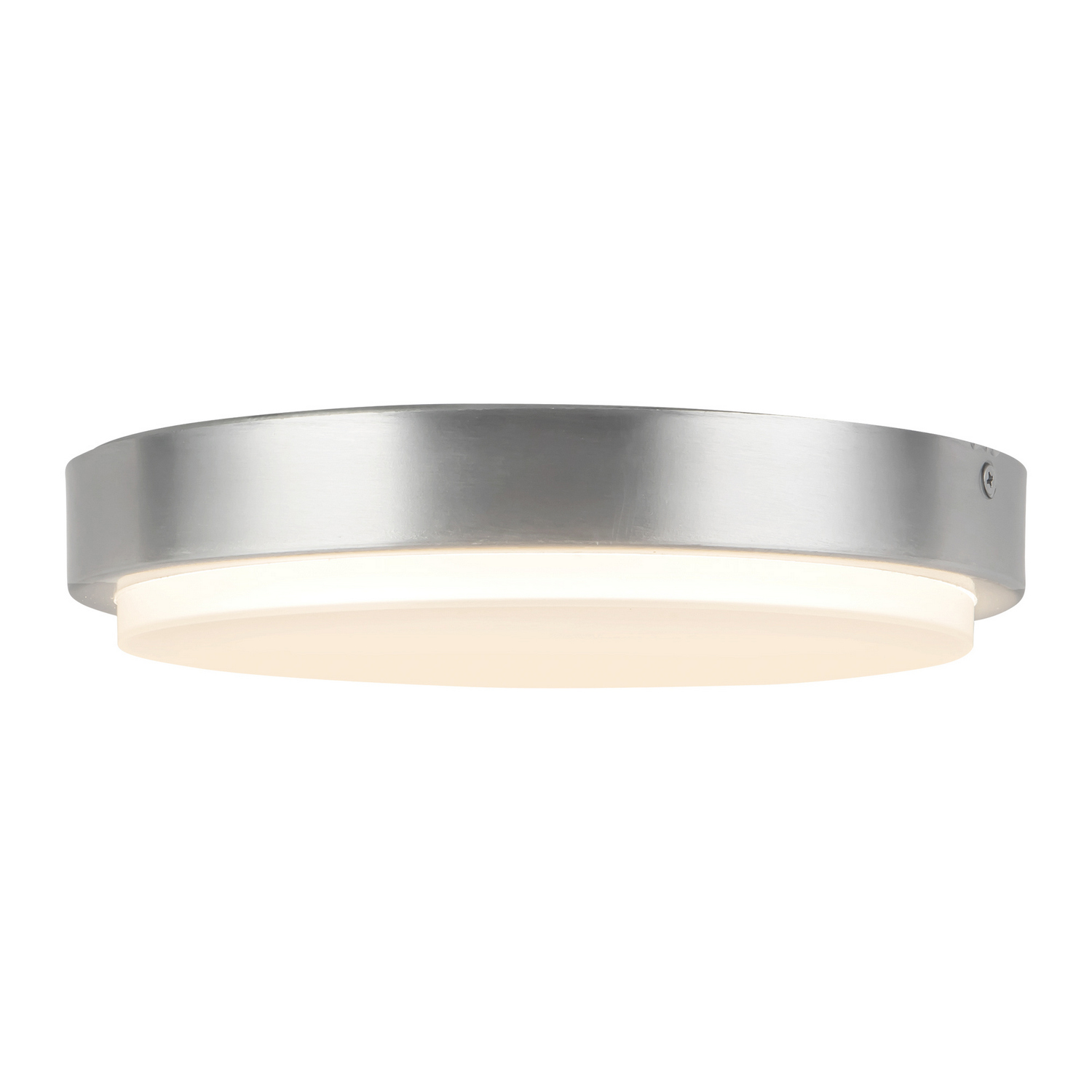 LED Outdoor Ceiling Mount by Kuzco Lighting - Bailey Collection, Brushed Nickel Finish - EC47409-BN-5CCT