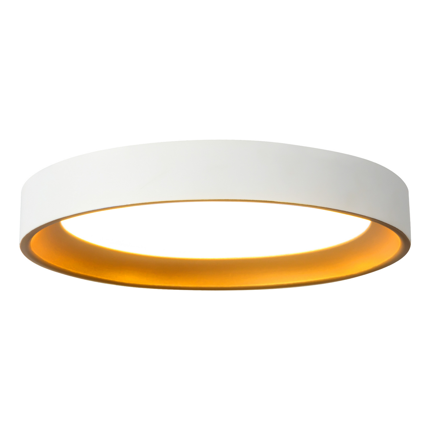 White Gold LED Flush Mount from the Nix Collection