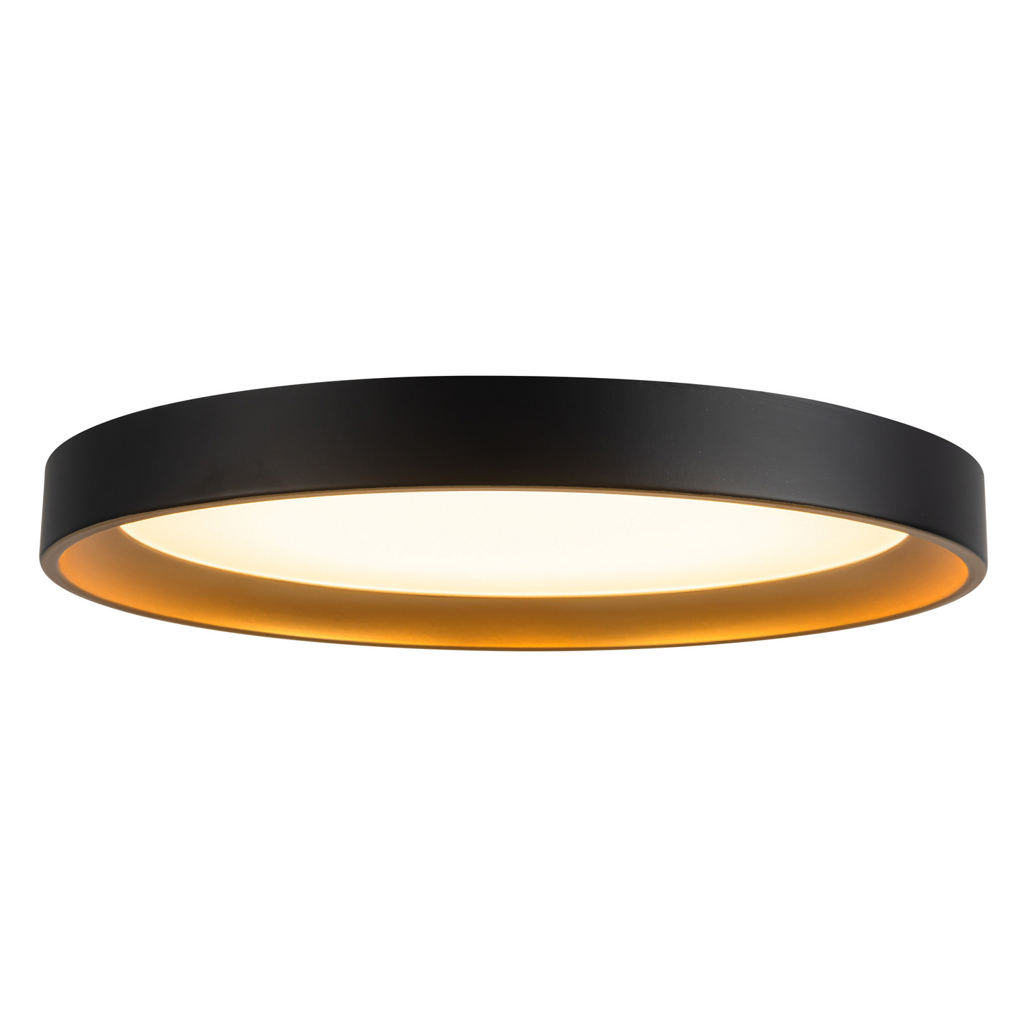 Black Gold LED Flush Mount from the Nix Collection