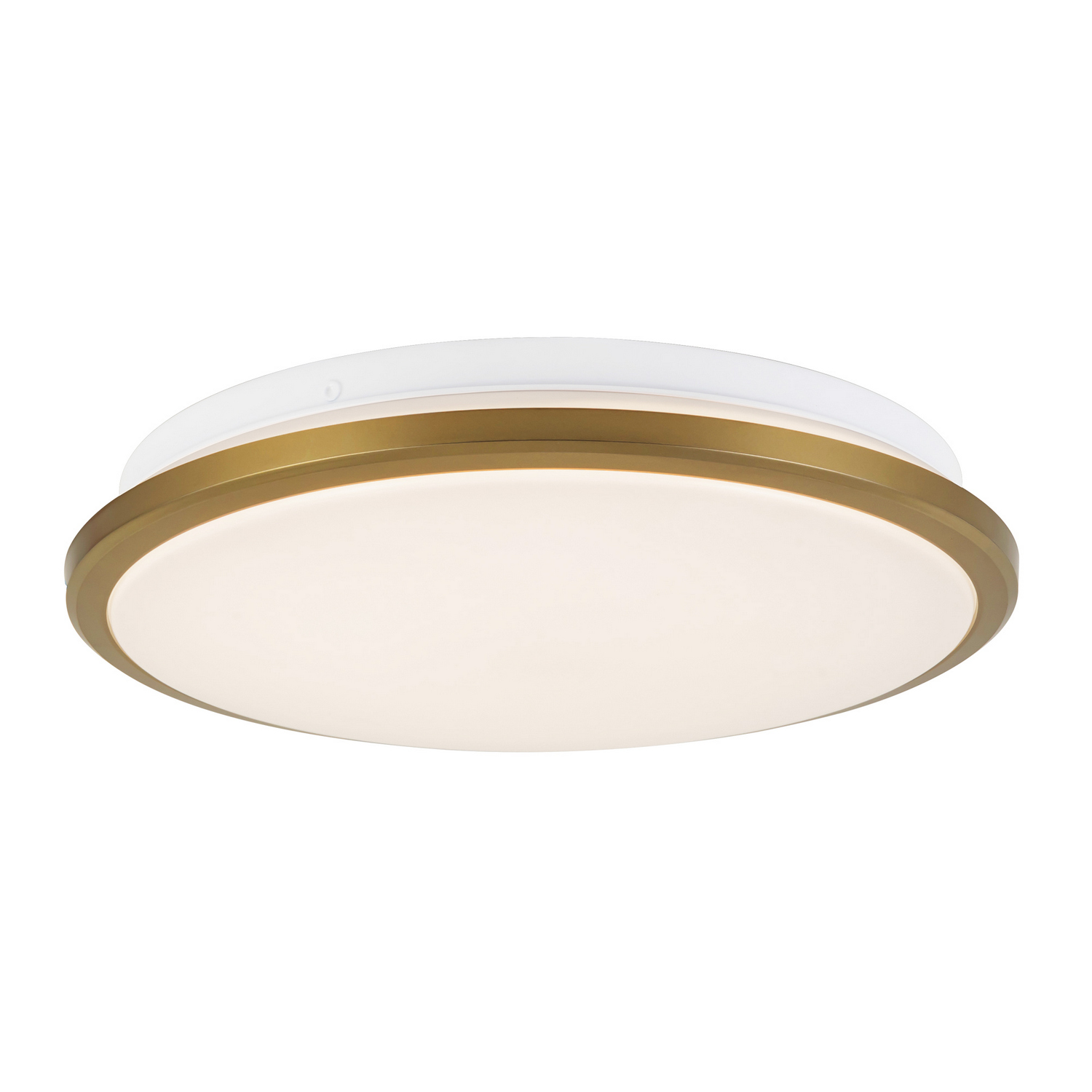 Brushed Gold LED Flush Mount from the Brook Collection