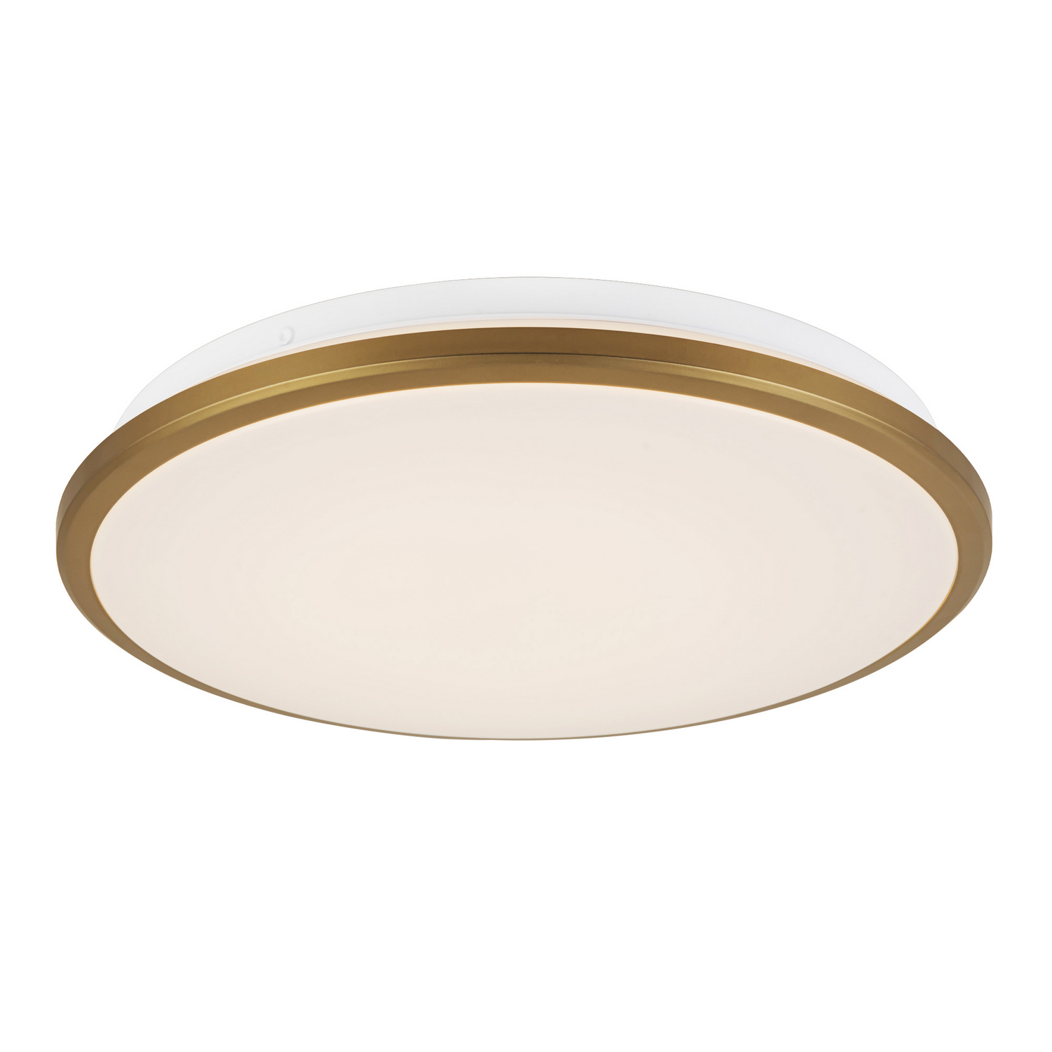Brushed Gold LED Flush Mount from the Brook Collection