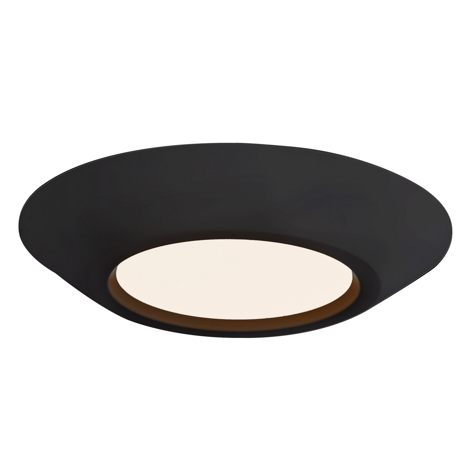 LED Flush Mount by Kuzco Lighting - Weylo Collection, Black Finish - FM5-051-BK