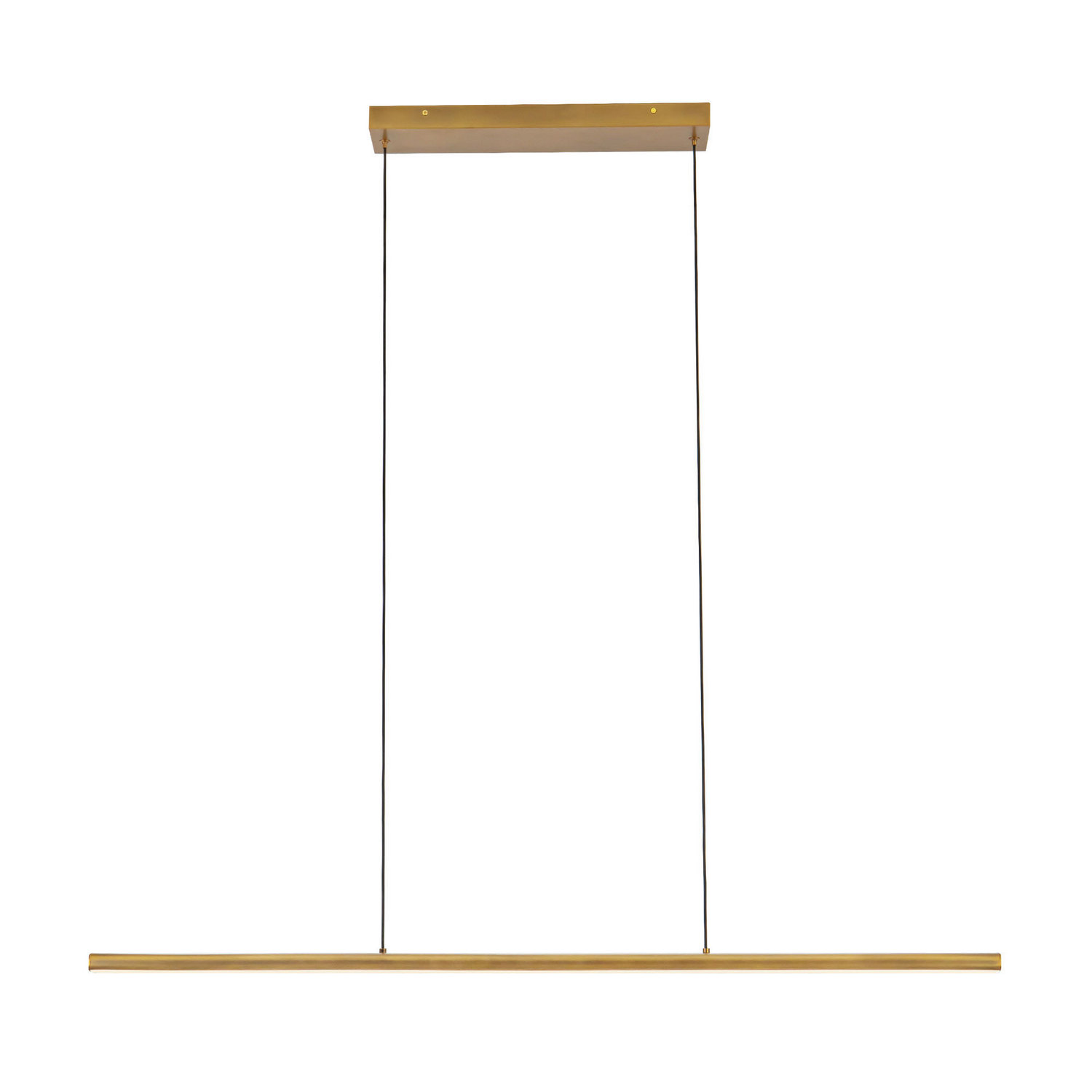 LED Linear Pendant by Kuzco Lighting - Drift Collection, Vintage Brass Finish - LP12245-VB