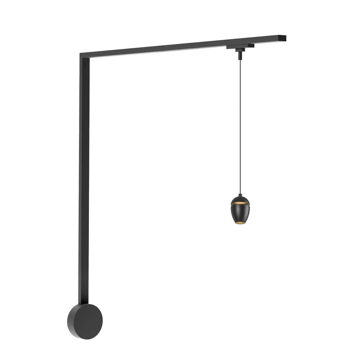 LED Wall Kit by Kuzco Lighting - Eloa Collection, Black Finish - TR1W-P89703-BK