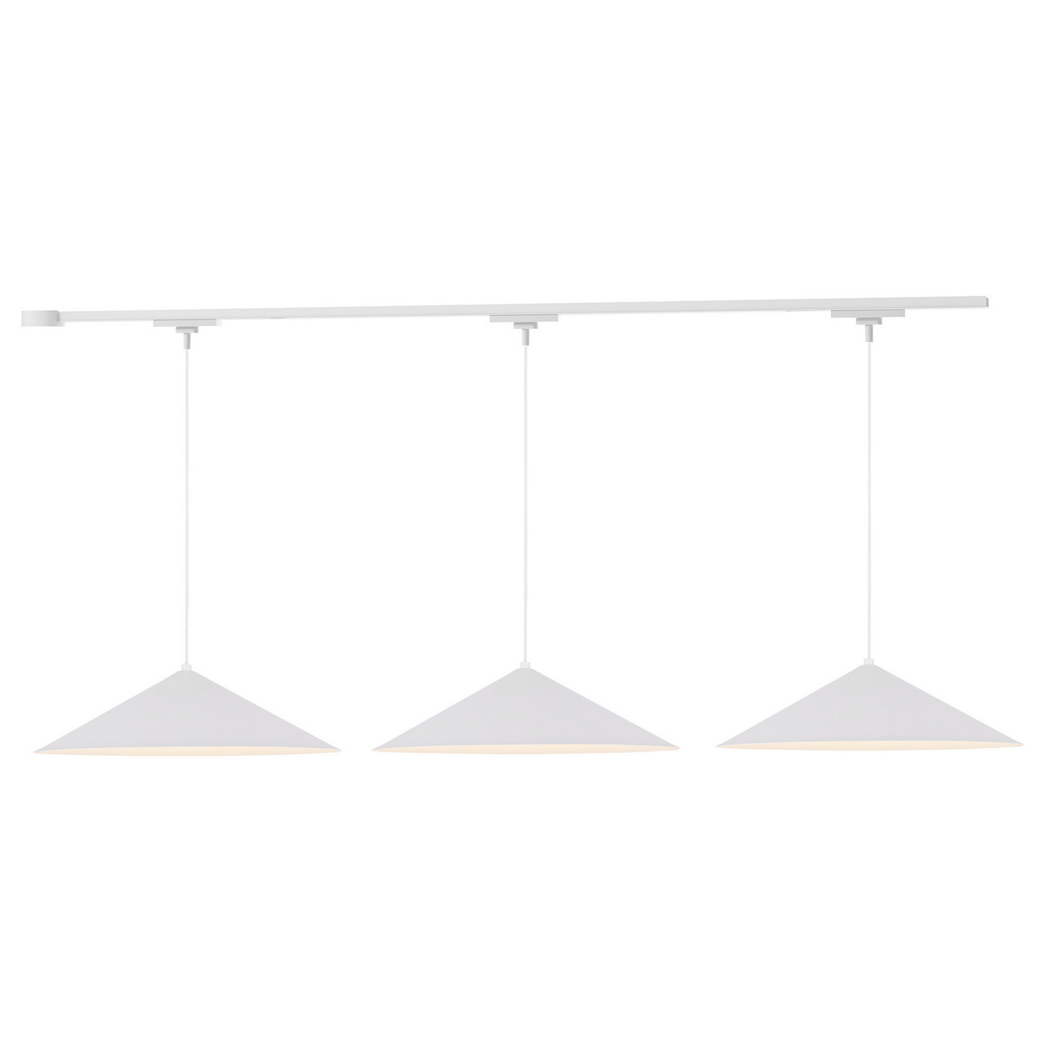 LED Ceiling Kit by Kuzco Lighting - Luiz Collection, White Finish - TR3L-P73915-WH