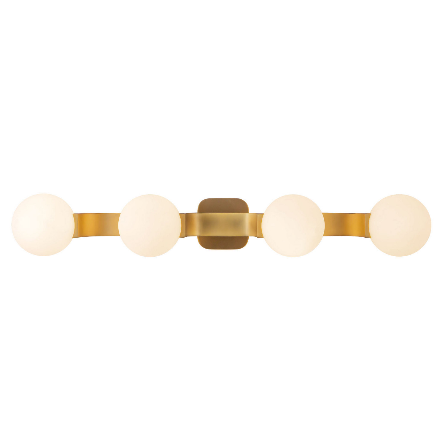 Four Light Bathroom Vanity by Kuzco Lighting - Briar Collection, Brushed Gold Finish - VL11534-BG