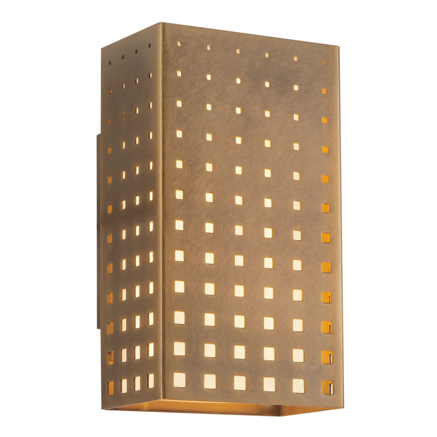 LED Wall Sconce by Kuzco Lighting - Astoria Collection, Vintage Brass Finish - WS70809-VB