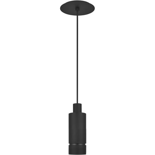 Nightshade Black LED Pendant from the Sottile Collection