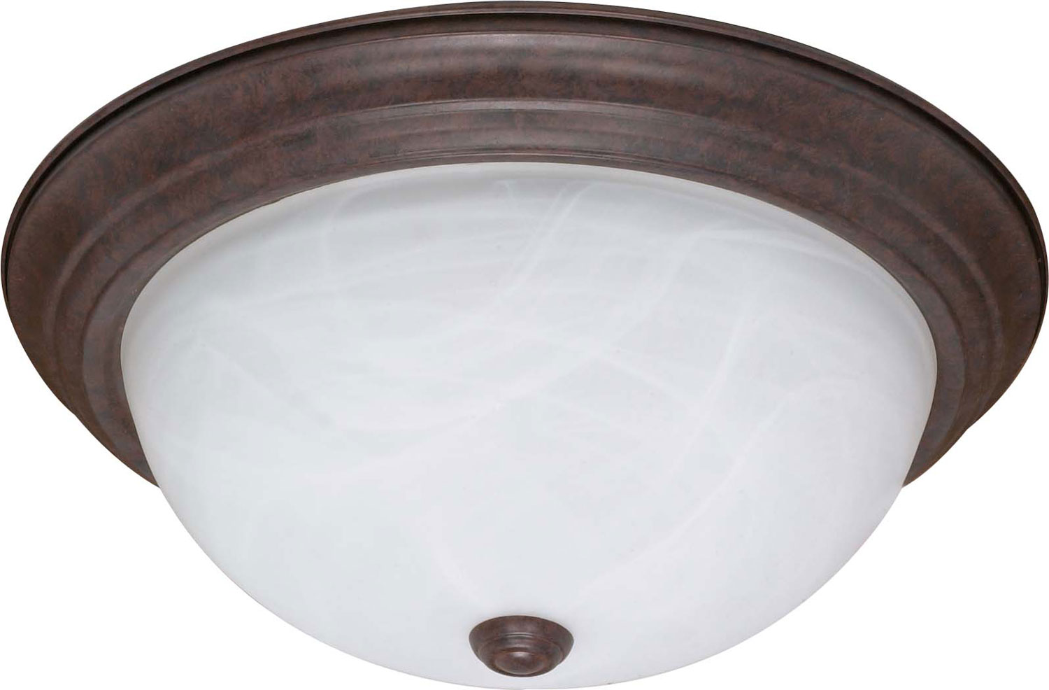 NUVO 60-207 3 LIGHT; 15 IN.; FLUSH MOUNT; ALABASTER GLASS GLASS FLUSH MOUNT 3-60A 15"