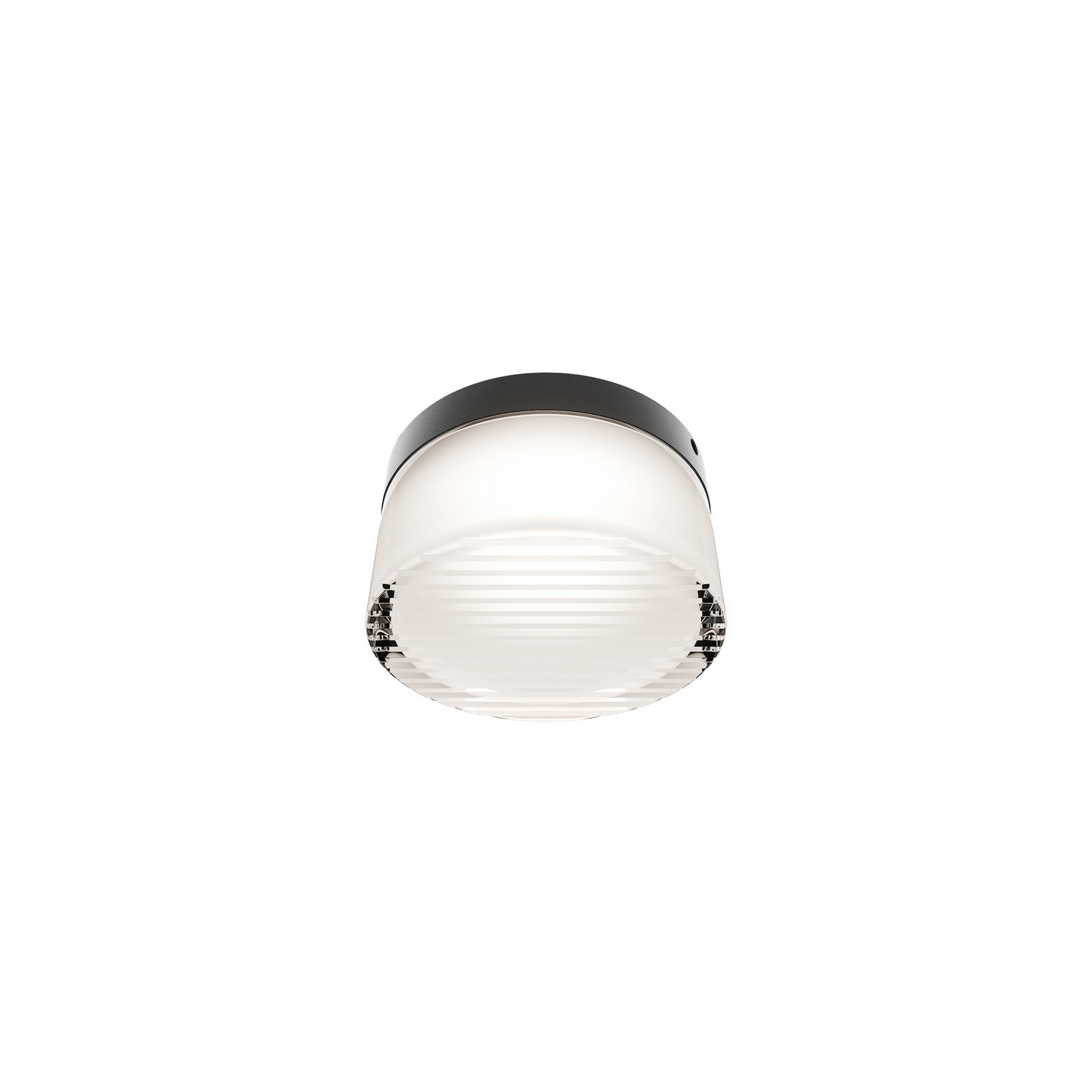 Photos - Chandelier / Lamp Modern Forms Black LED Outdoor Flush Mount from the Tuck III Collection FMW258605-BK 