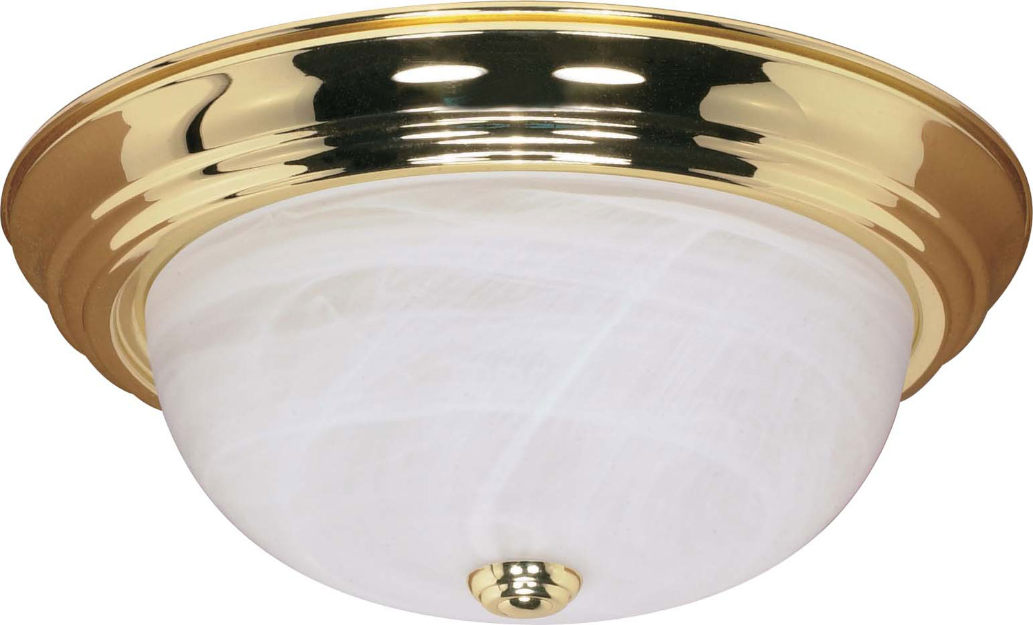 NUVO 60-215 3 LIGHT; 15 IN.; FLUSH MOUNT; ALABASTER GLASS FIXTURE