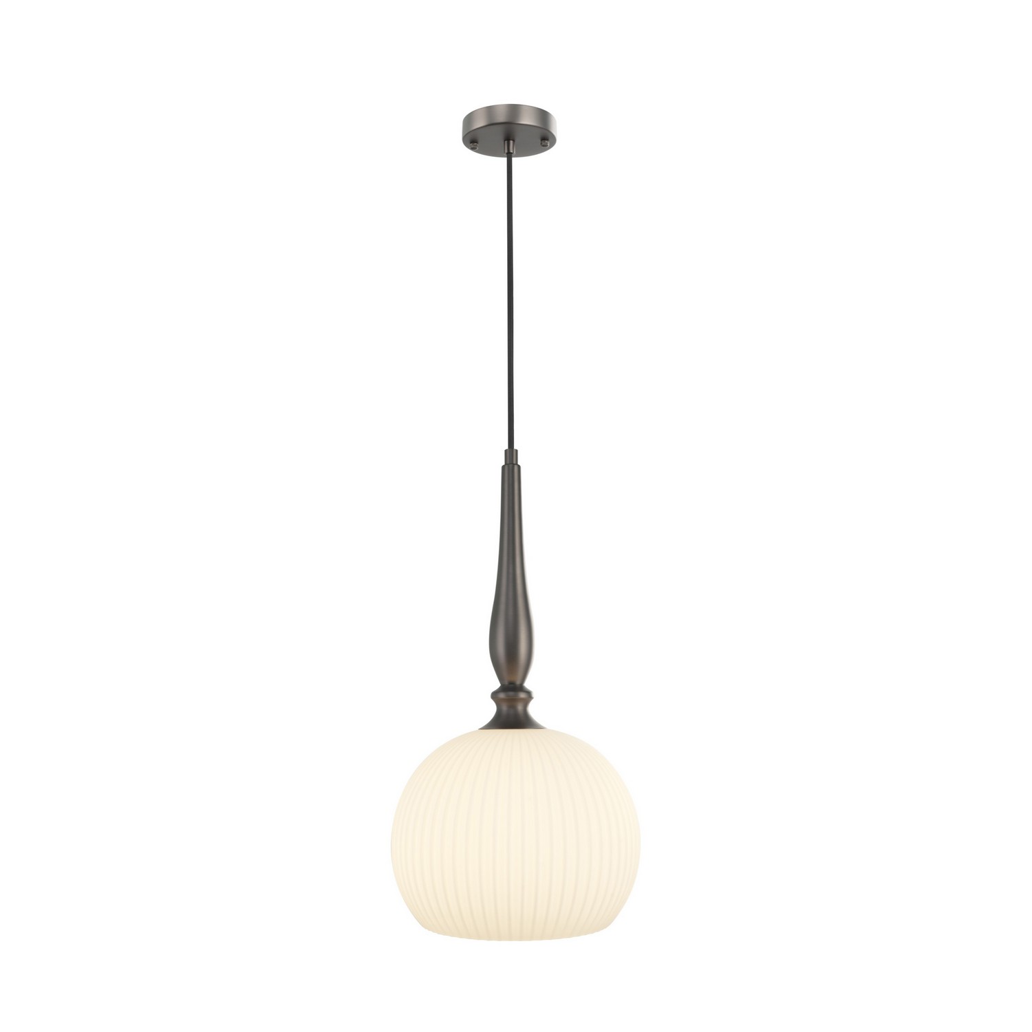 Artcraft AC12110GR Kate 1 Light 9.8 inch Graphite Pendant Ceiling Light