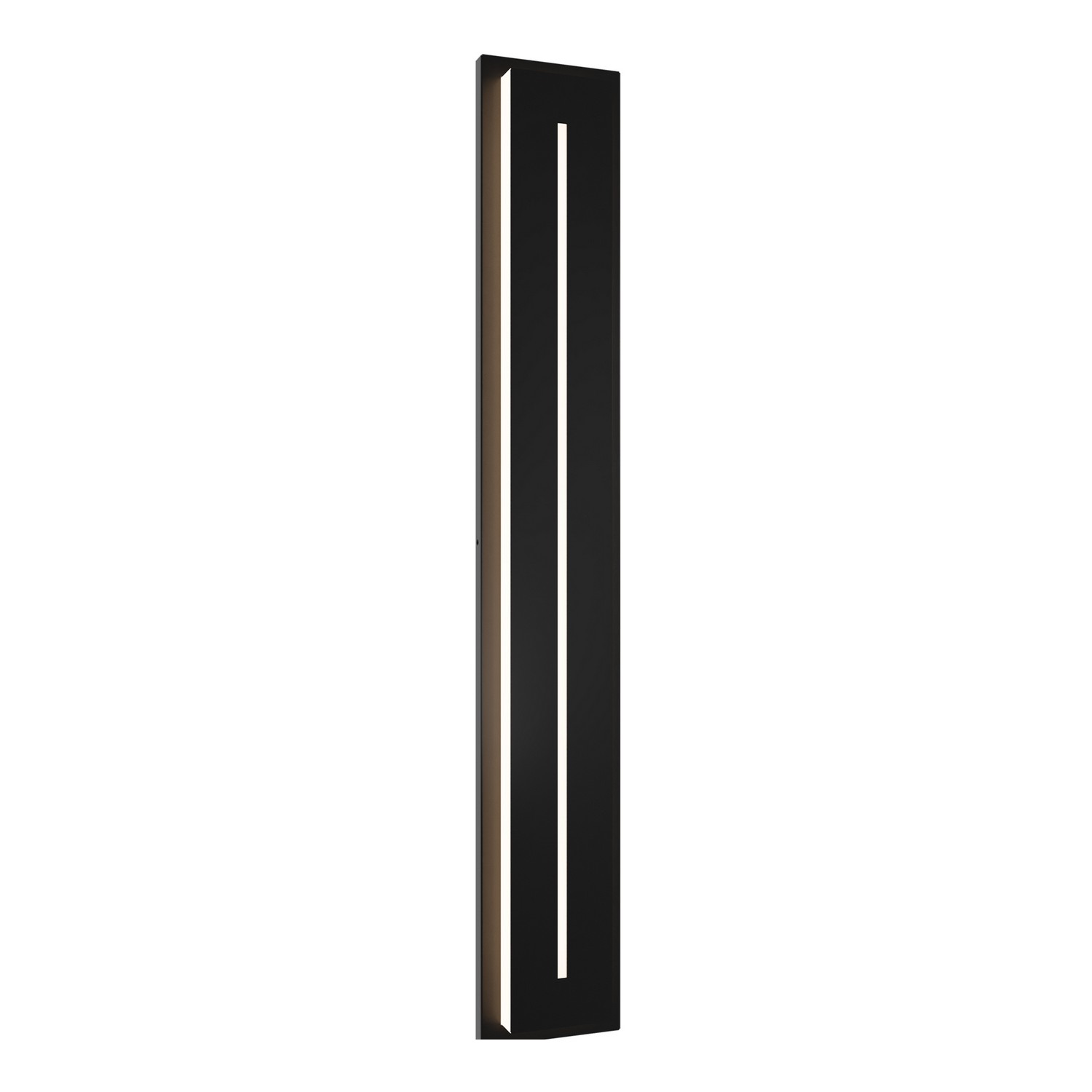 Photos - Chandelier / Lamp Modern Forms Black LED Outdoor Wall Sconce from the Midnight Collection WS-W66246-40-BK 