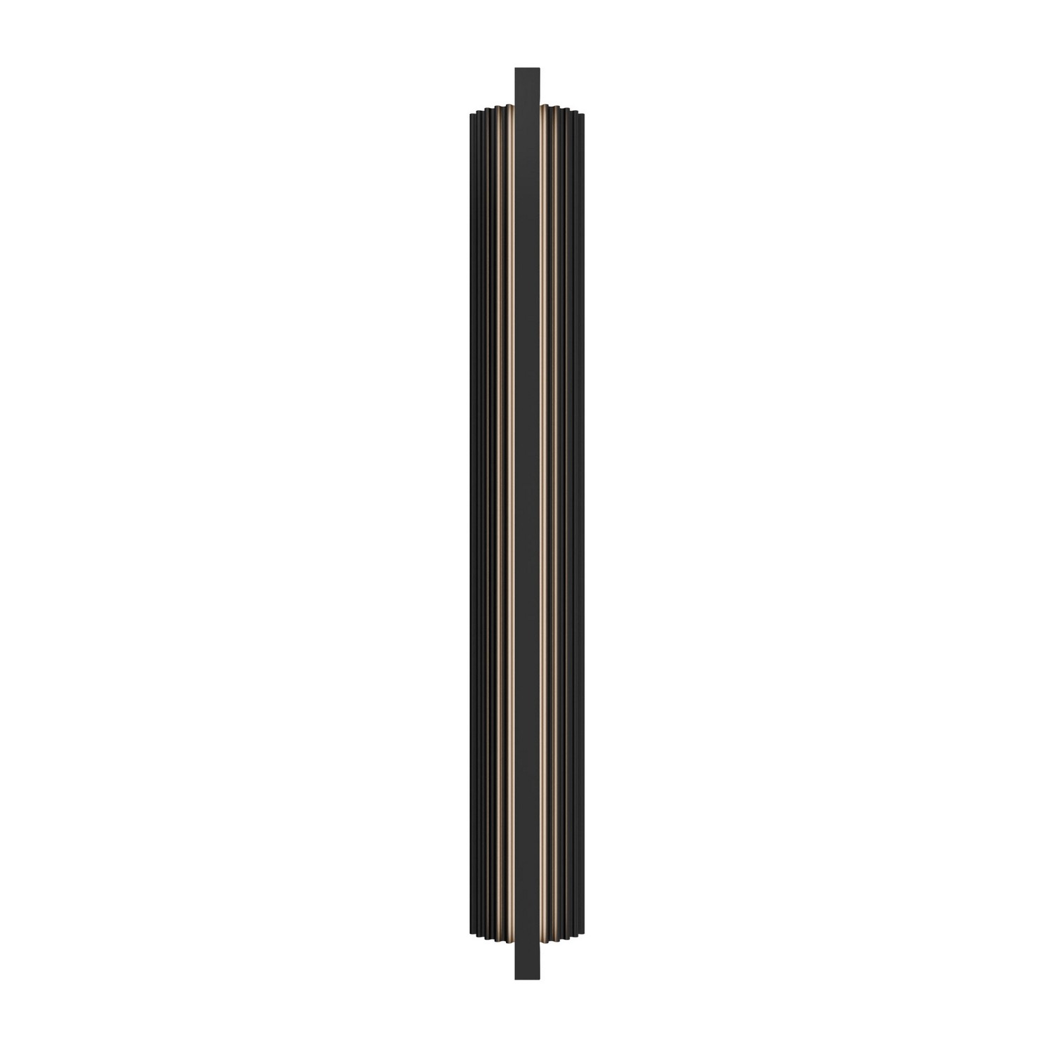 LED Outdoor Wall Sconce by Modern Forms - Krimp Collection, Black Finish - WS-W70536-BK