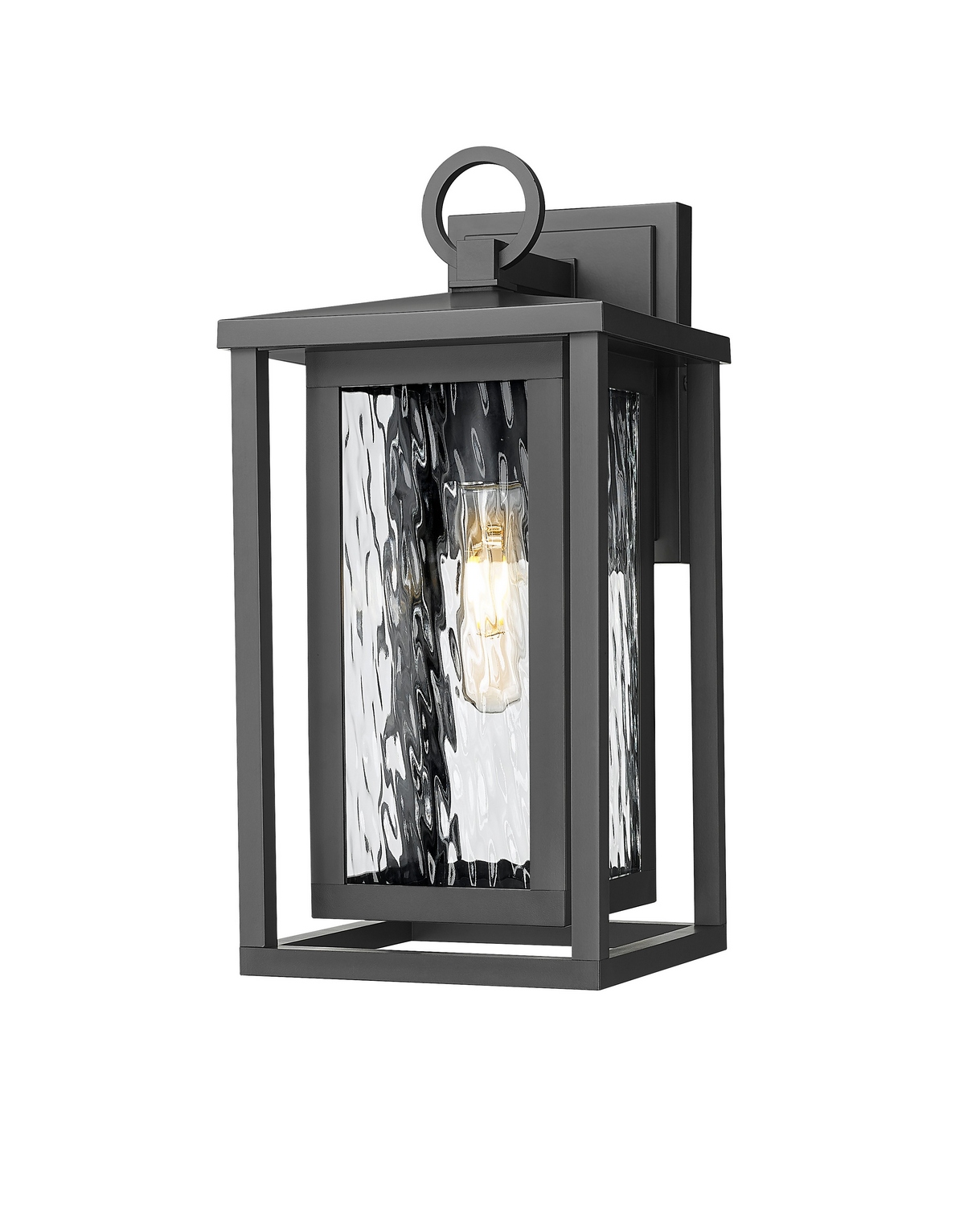 One Light Wall Sconce by Innovations - Ashland Collection, Matte Black Finish - 9950-1W-BK-14-WG
