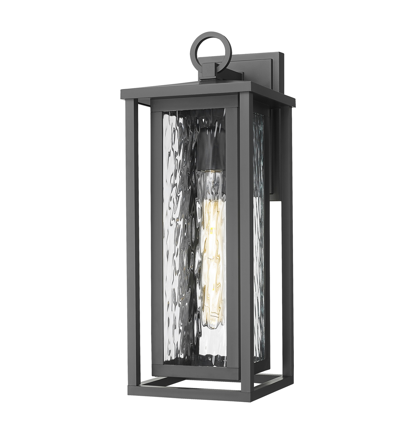 One Light Wall Sconce by Innovations - Ashland Collection, Matte Black Finish - 9950-1W-BK-18-WG