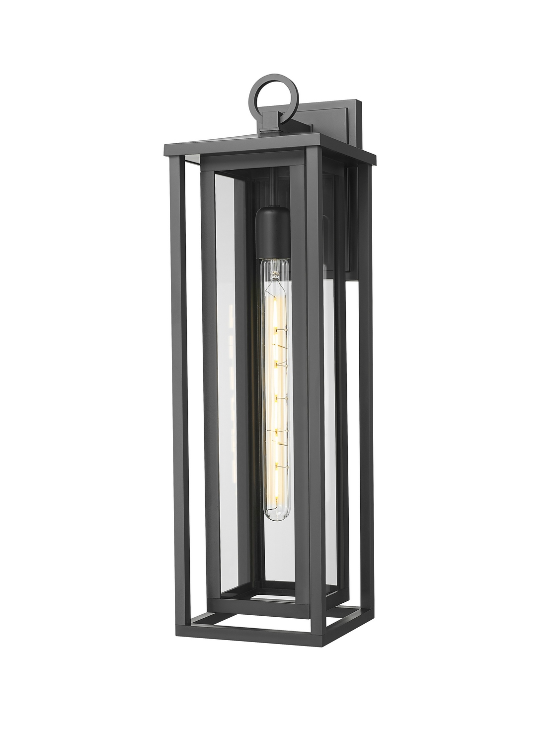 One Light Wall Sconce by Innovations - Ashland Collection, Matte Black Finish - 9950-1W-BK-23-CL