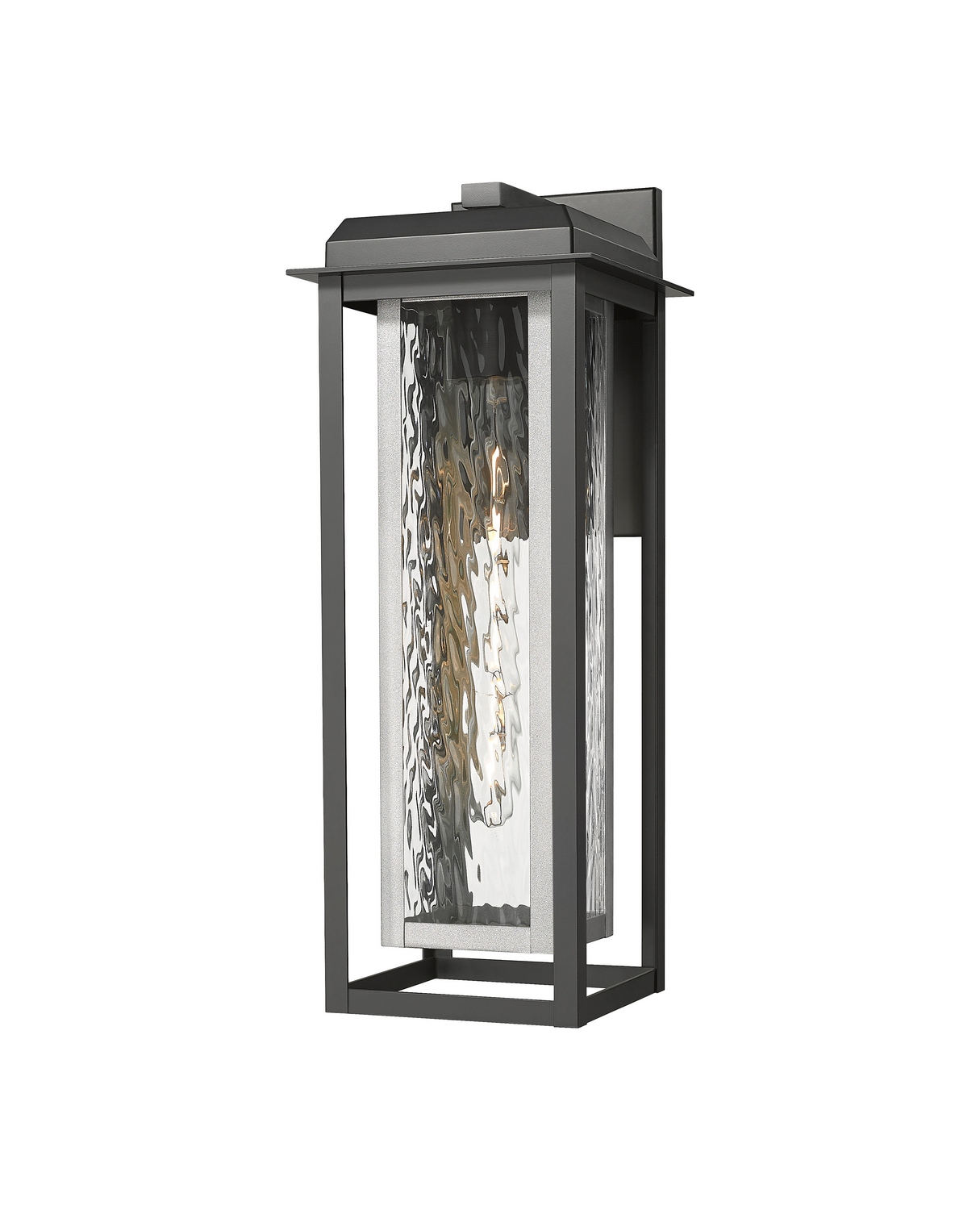 One Light Wall Sconce by Innovations - Mansfield Collection, Matte Black Finish - 9951-1W-BK-20-CG-SV-WG