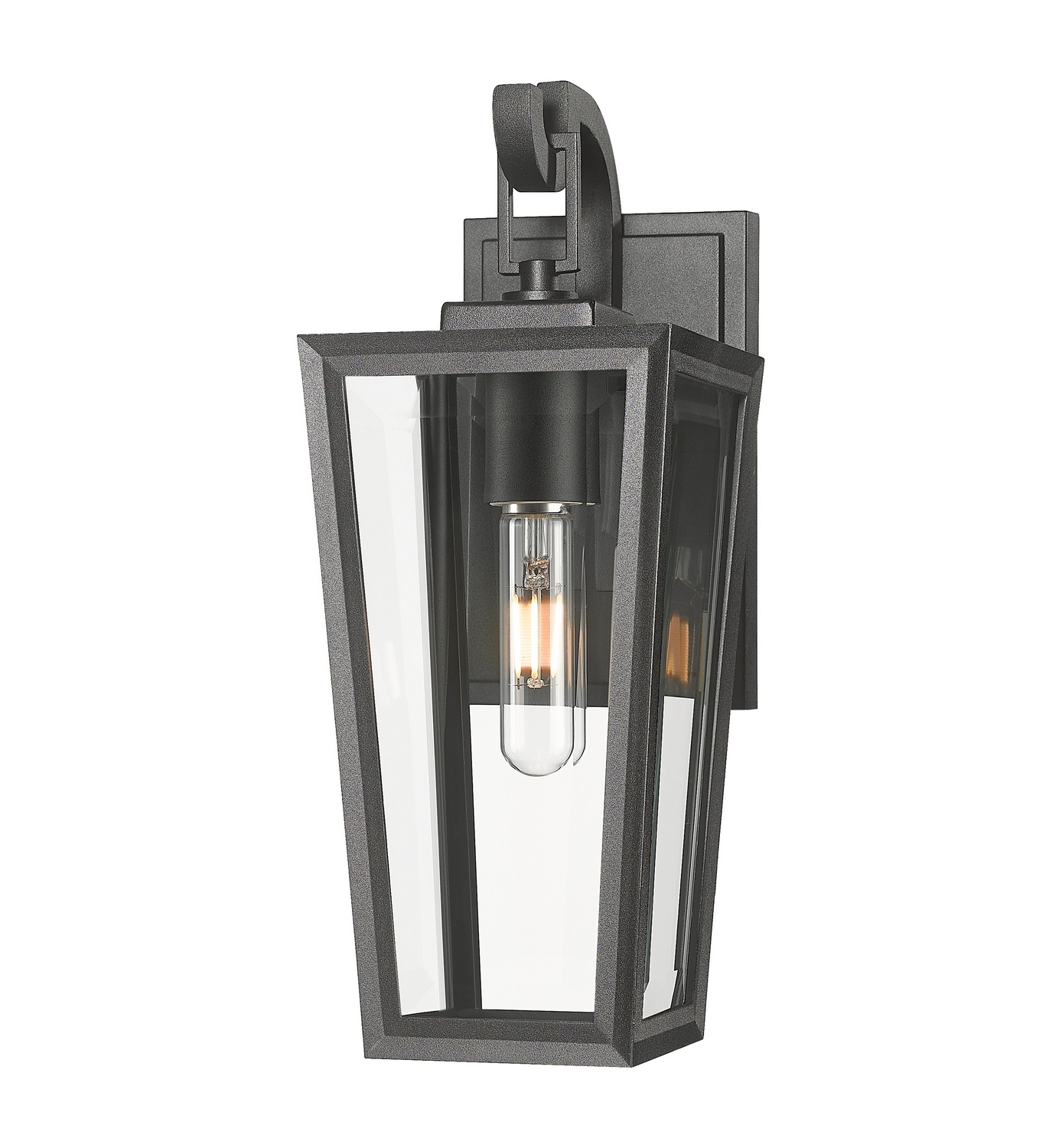 One Light Wall Sconce by Innovations - Madison Collection, Matte Black Finish - 9952-1W-BK-14-CL
