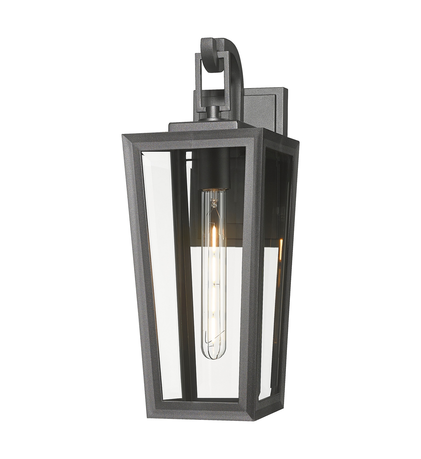 One Light Wall Sconce by Innovations - Madison Collection, Matte Black Finish - 9952-1W-BK-17-CL