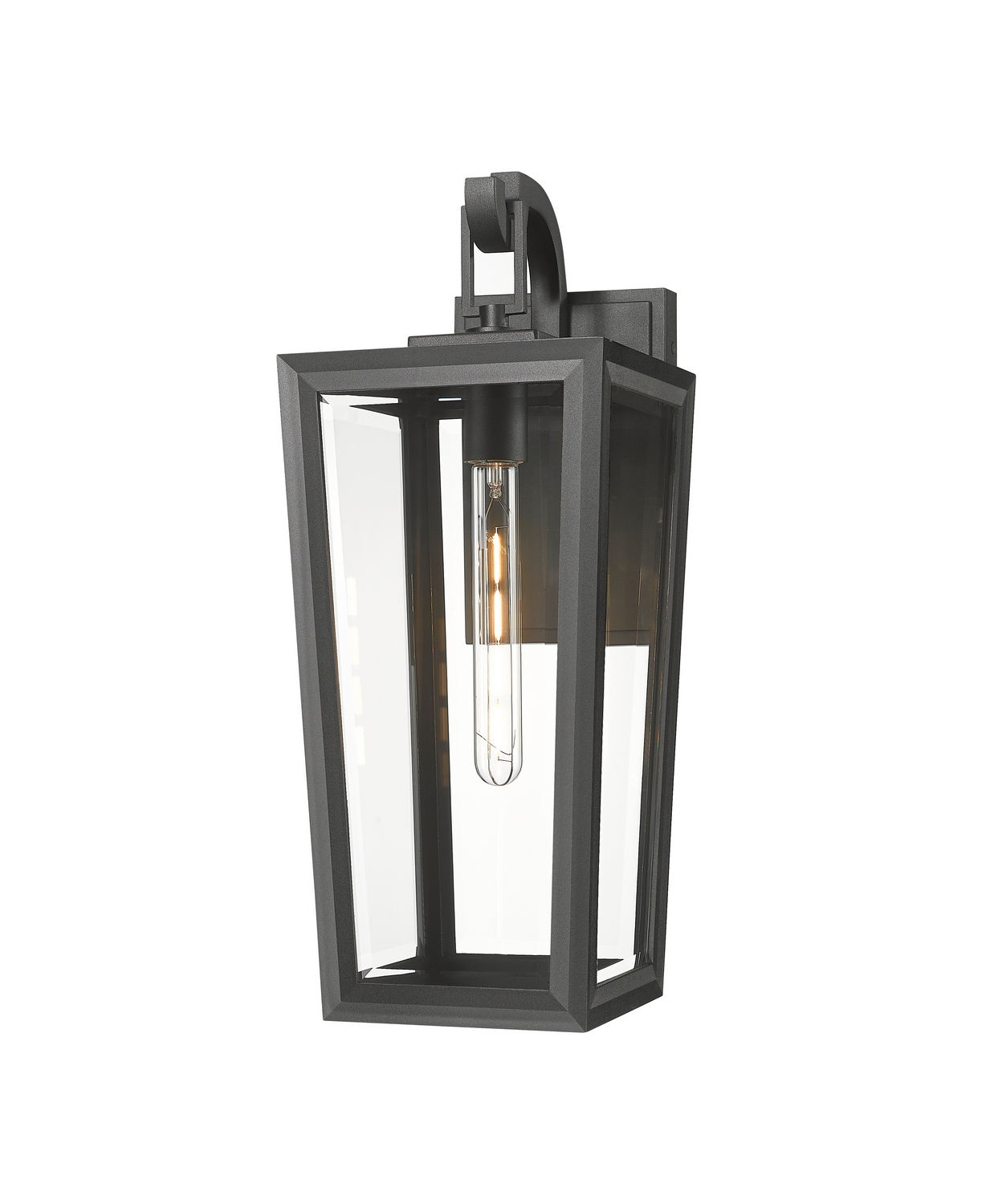 One Light Wall Sconce by Innovations - Madison Collection, Matte Black Finish - 9952-1W-BK-21-CL