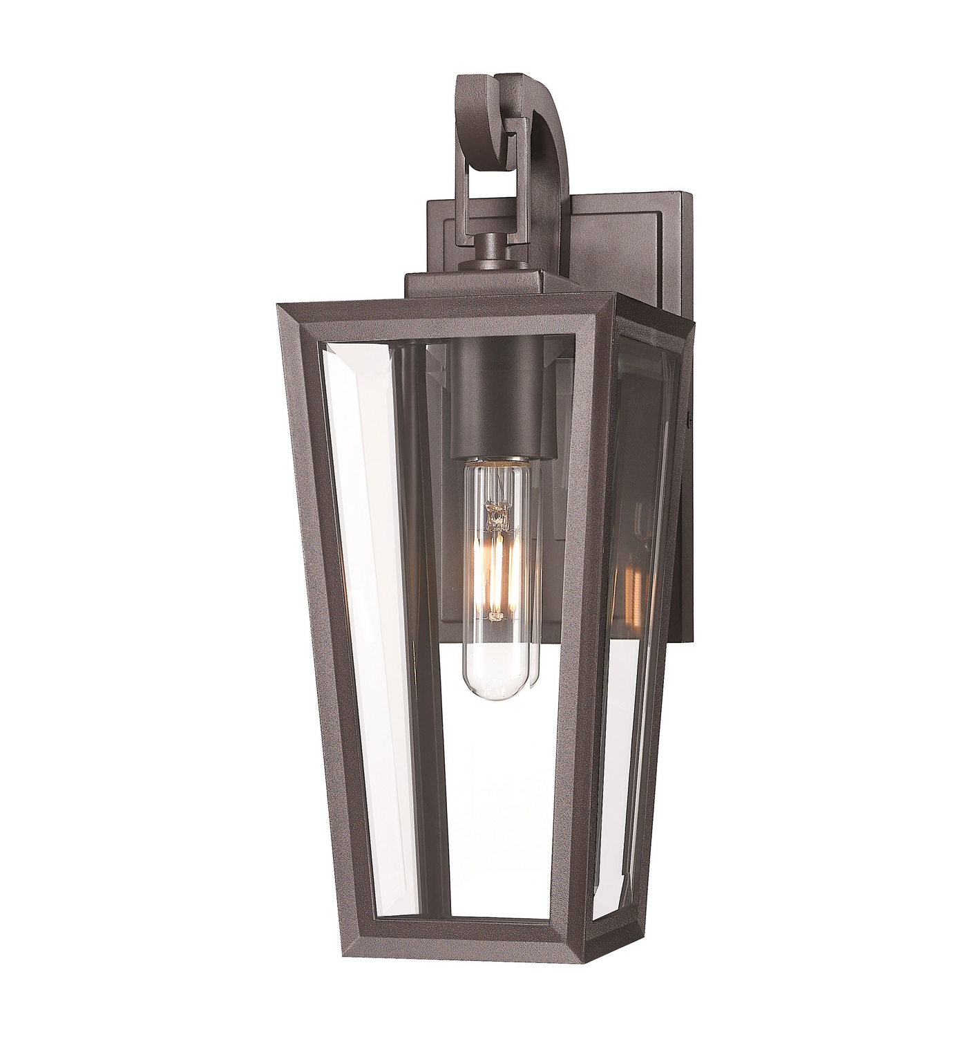 One Light Wall Sconce by Innovations - Madison Collection, Bronze Finish - 9952-1W-BZ-14-CL