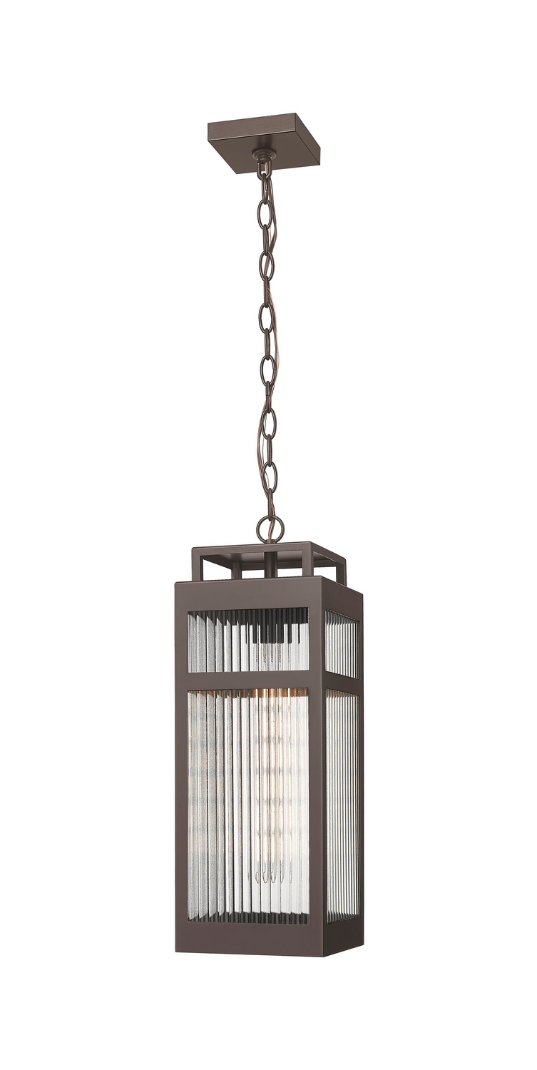 One Light Pendant by Innovations - Ridgeway Collection, Bronze Finish - 9953-1H-BZ-20-SCL