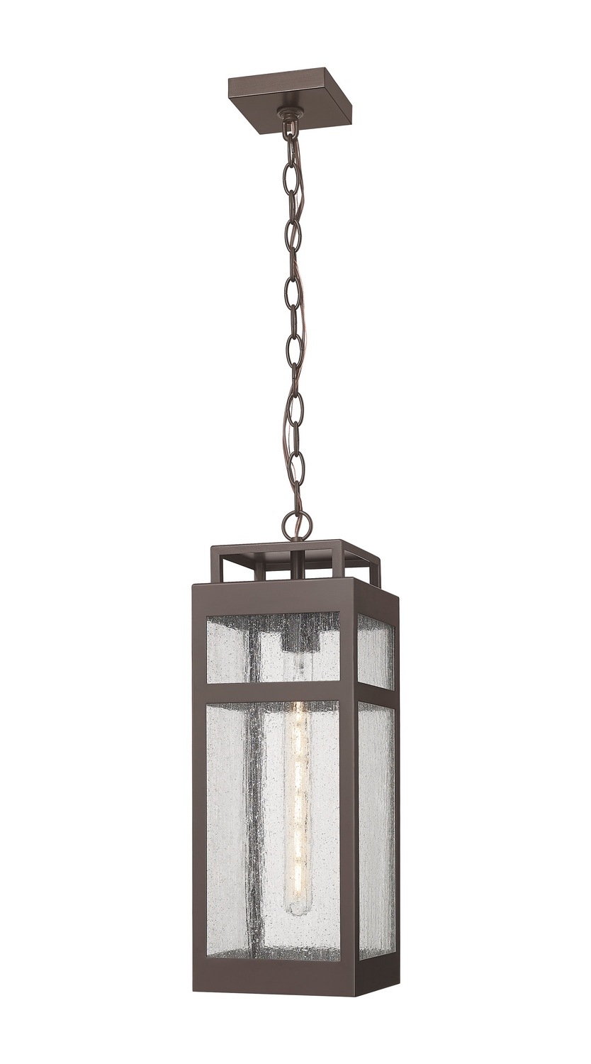 One Light Pendant by Innovations - Ridgeway Collection, Bronze Finish - 9953-1H-BZ-20-SDY