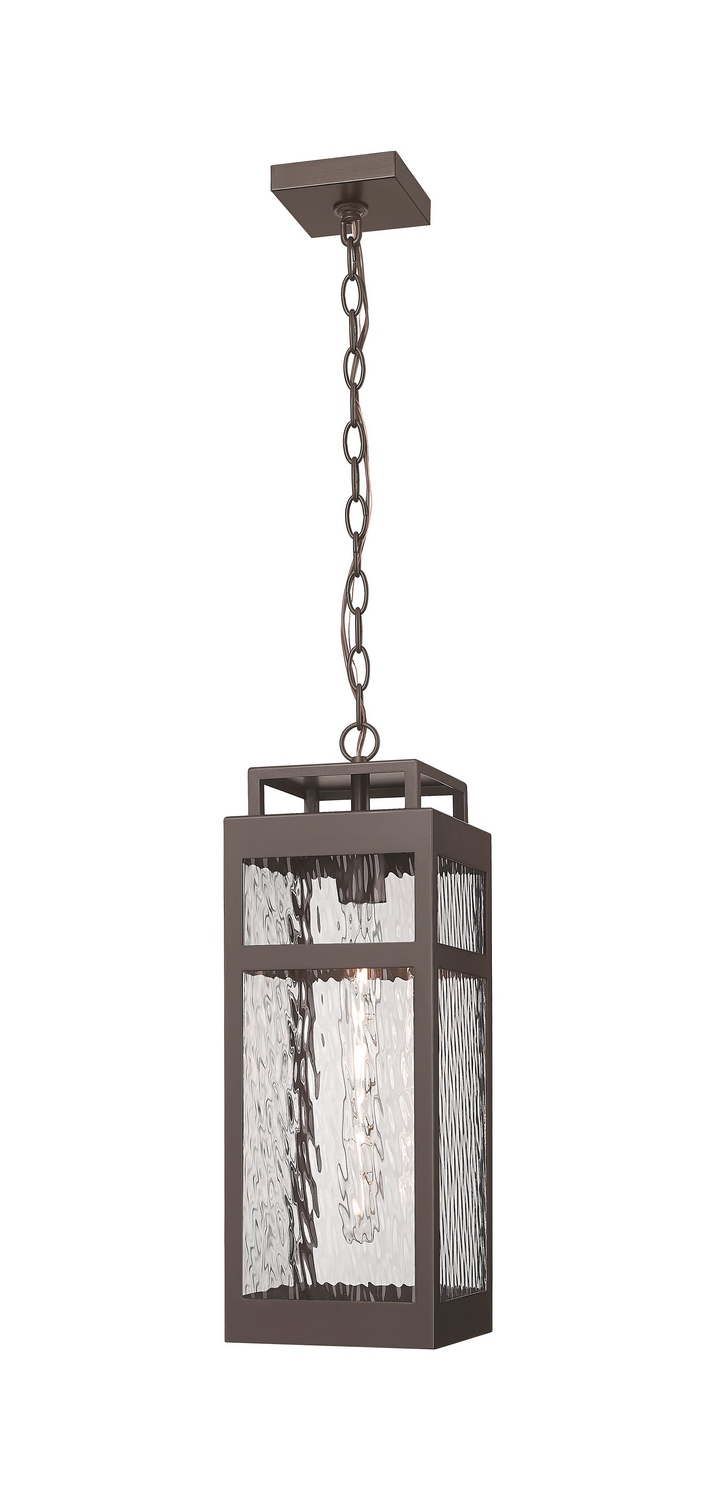 One Light Pendant by Innovations - Ridgeway Collection, Bronze Finish - 9953-1H-BZ-20-WG