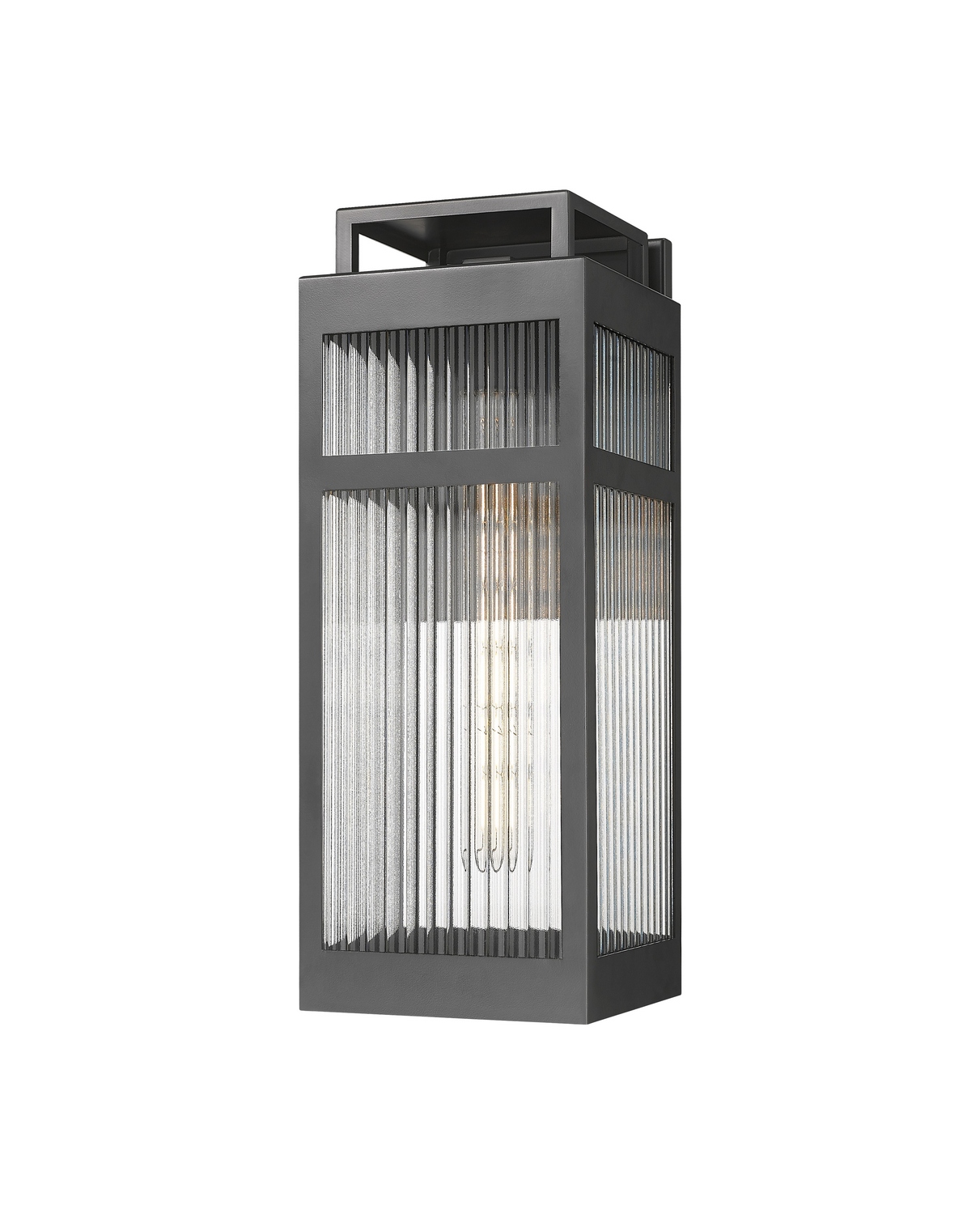 One Light Wall Sconce by Innovations - Ridgeway Collection, Matte Black Finish - 9953-1W-BK-18-SCL