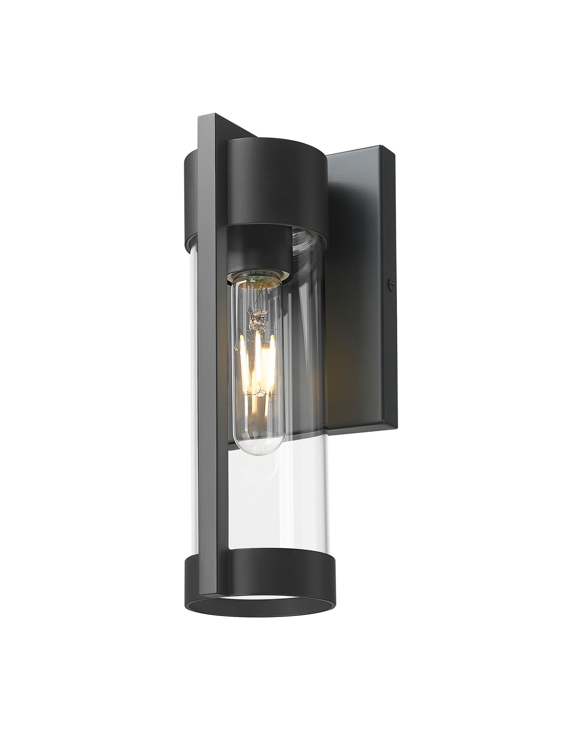 One Light Wall Sconce by Innovations - Stratford Collection, Matte Black Finish - 9954-1W-BK-10-CL