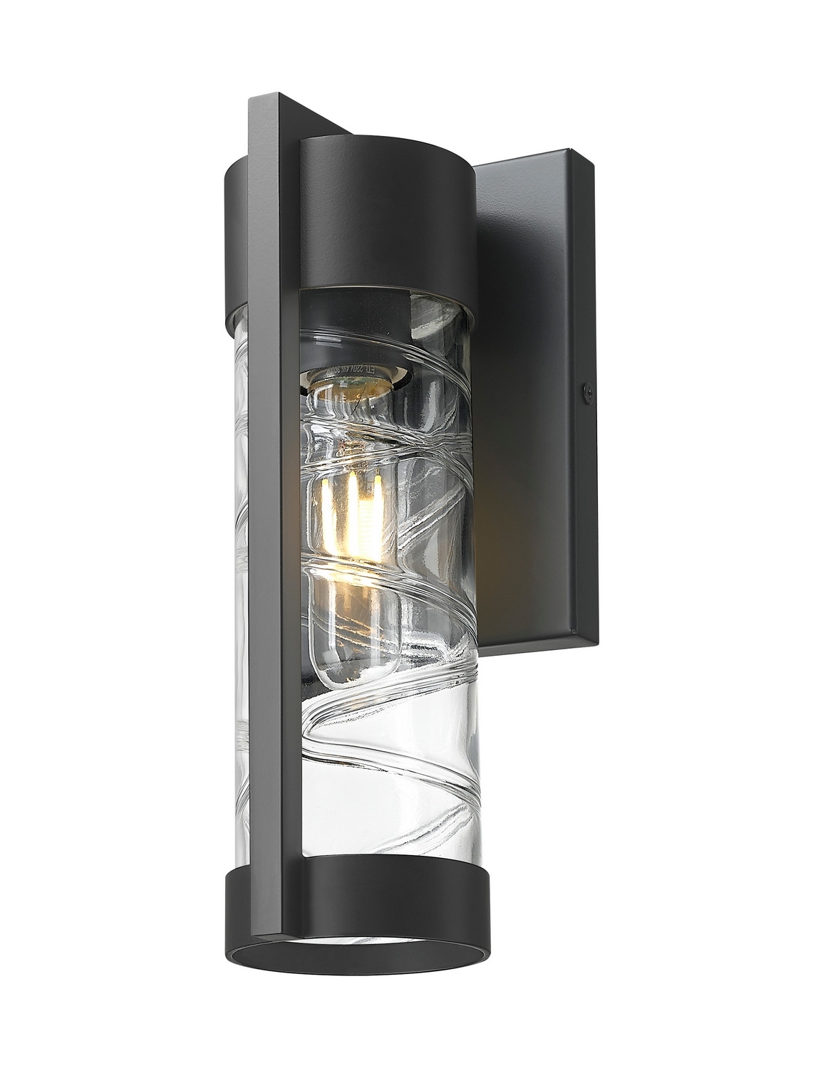 One Light Wall Sconce by Innovations - Stratford Collection, Matte Black Finish - 9954-1W-BK-10-DE