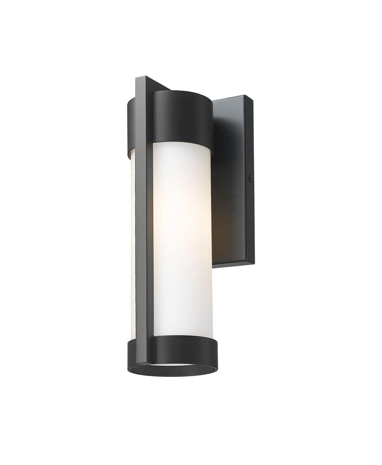One Light Wall Sconce by Innovations - Stratford Collection, Matte Black Finish - 9954-1W-BK-10-WH