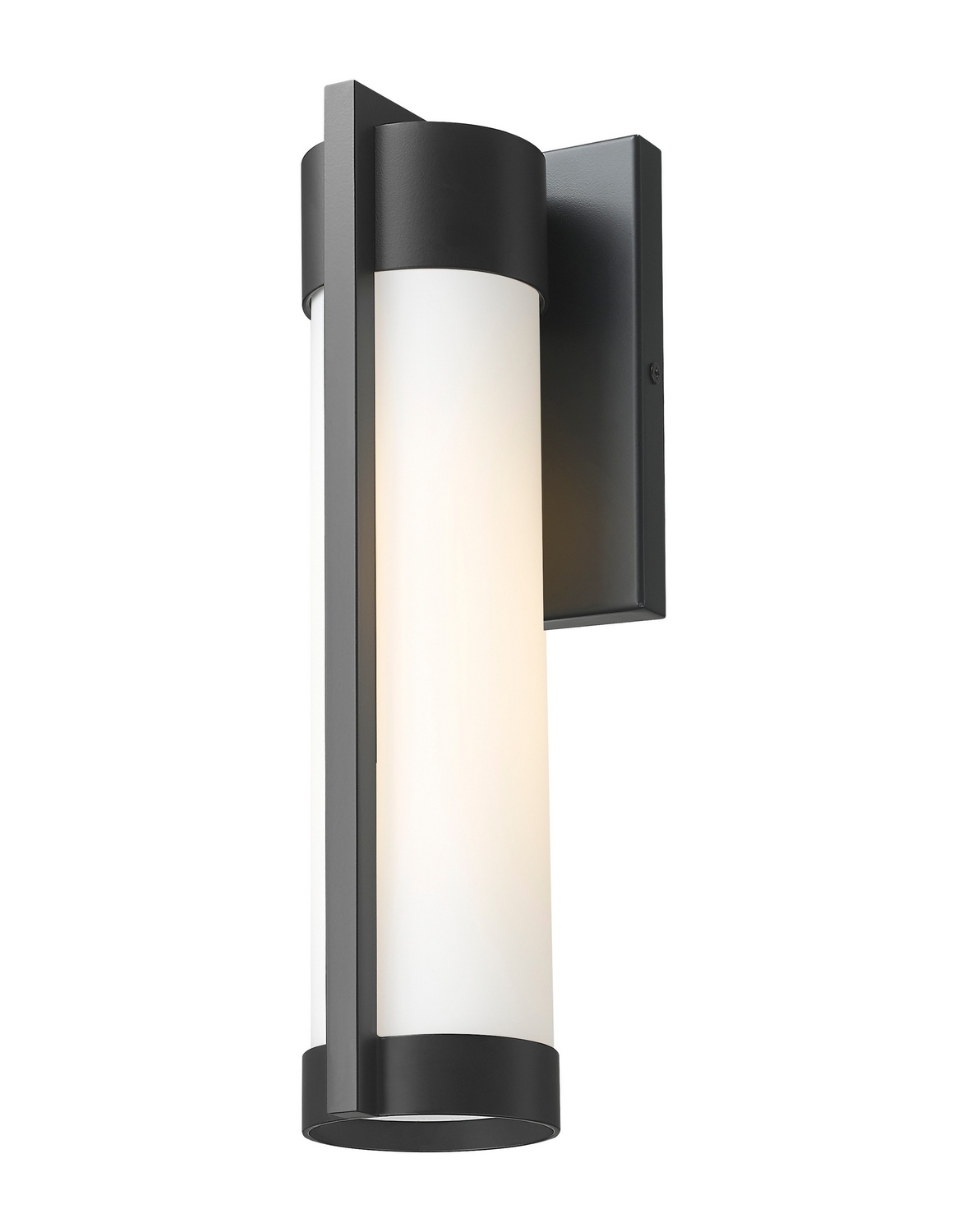 One Light Wall Sconce by Innovations - Stratford Collection, Matte Black Finish - 9954-1W-BK-13-WH
