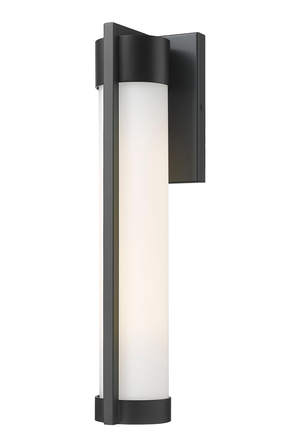 One Light Wall Sconce by Innovations - Stratford Collection, Matte Black Finish - 9954-1W-BK-16-WH