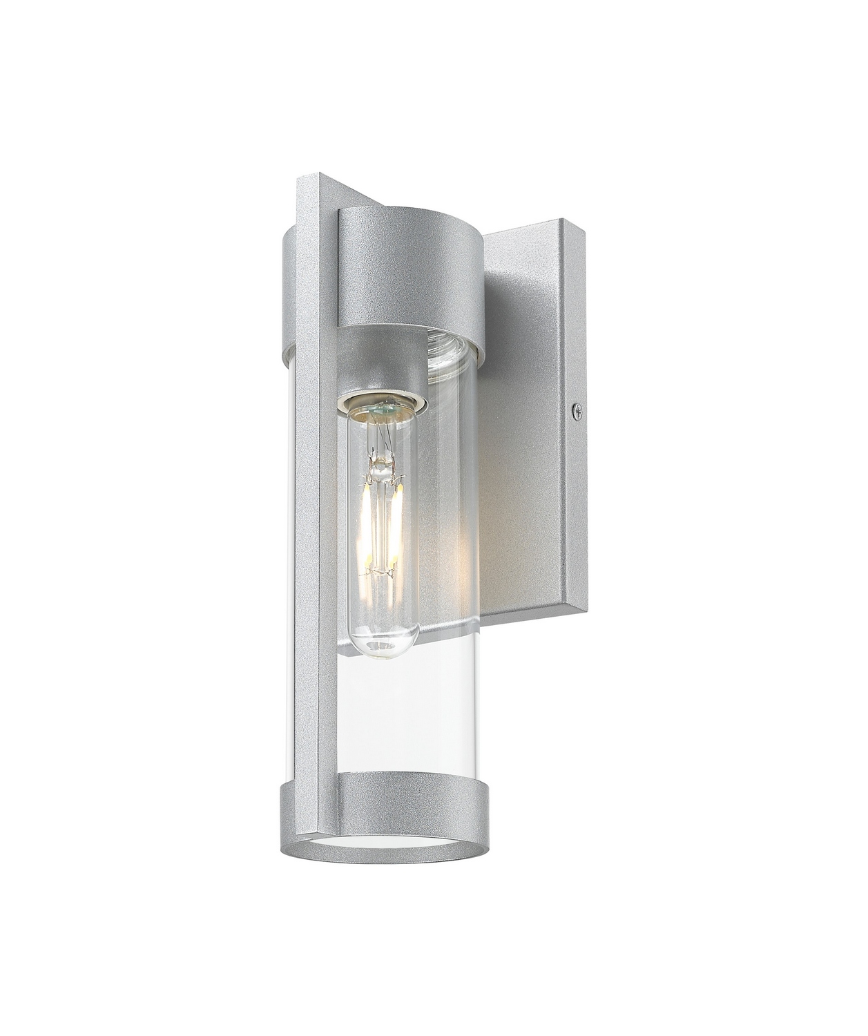 One Light Wall Sconce by Innovations - Stratford Collection, Silver Finish - 9954-1W-SV-10-CL