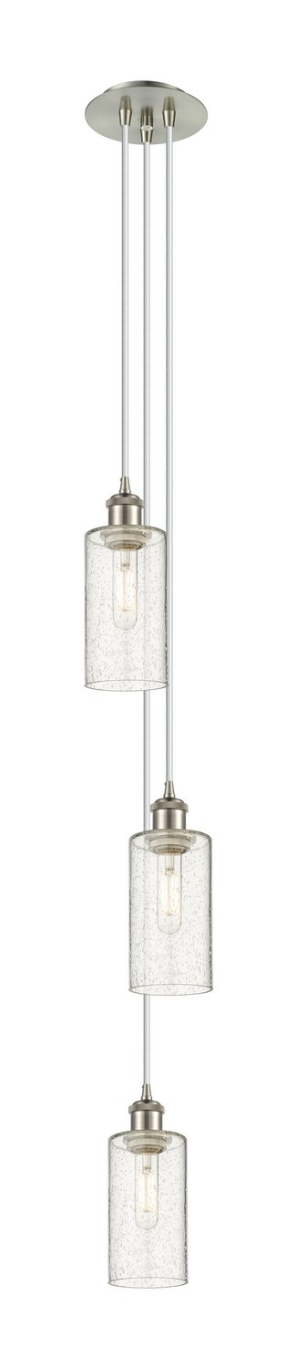 Three Light Pendant by Innovations - Downtown Urban Collection, Brushed Satin Nickel Finish - 103B-3P-SN-G434-7SDY